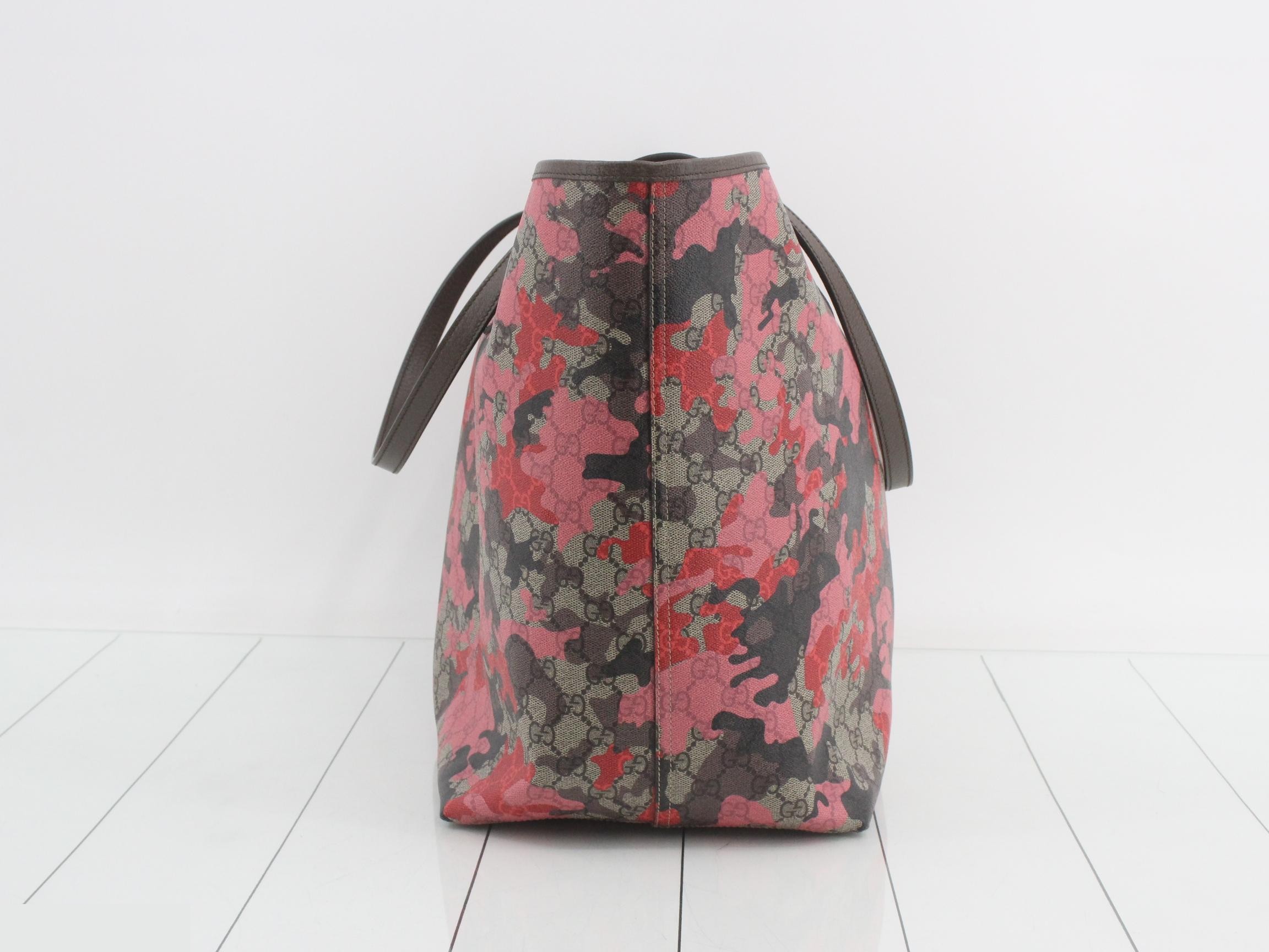Unused GG Camouflage Tote Bag — view 4