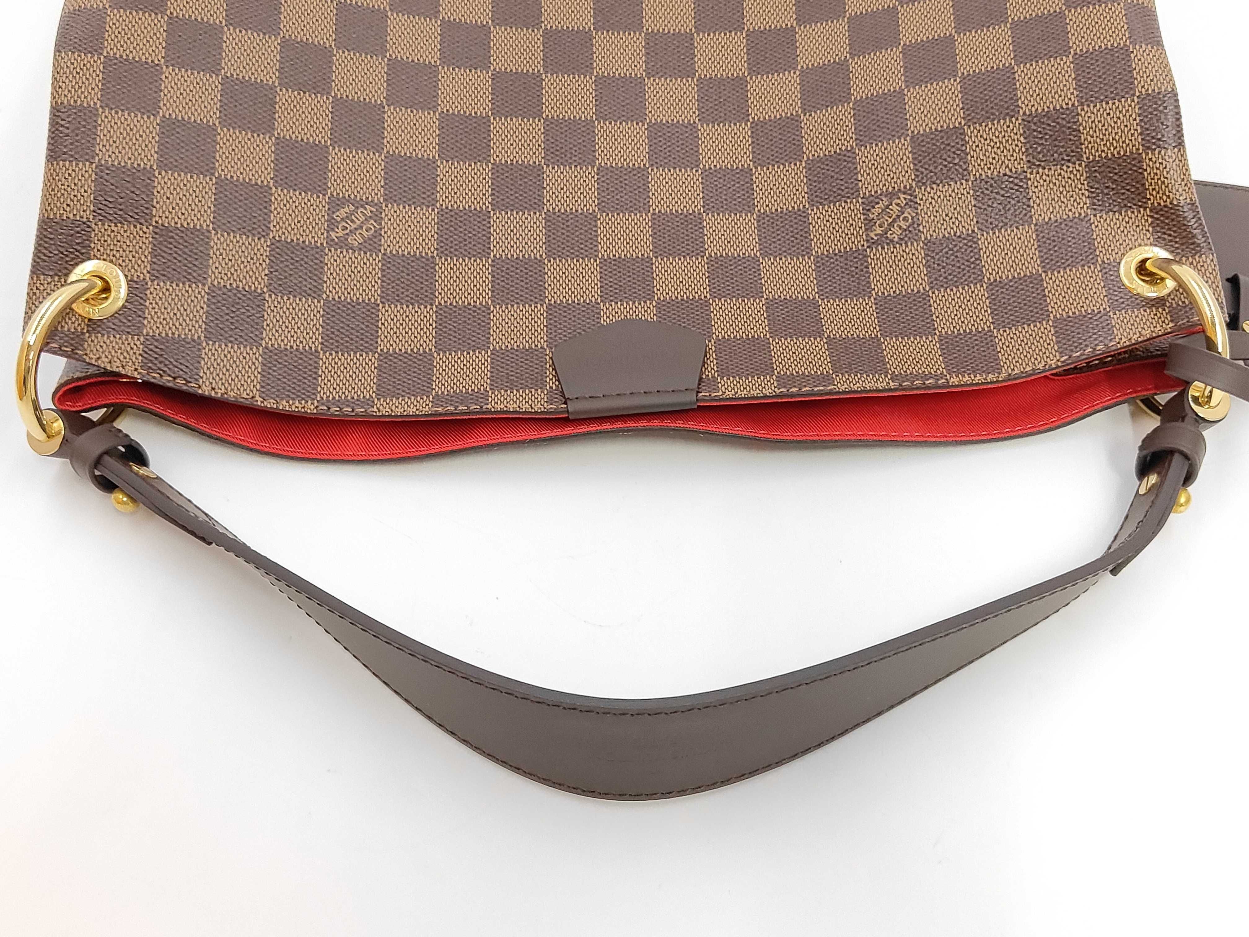 Damier N44045 Graceful MM Shoulder Bag Tote Bag — view 5