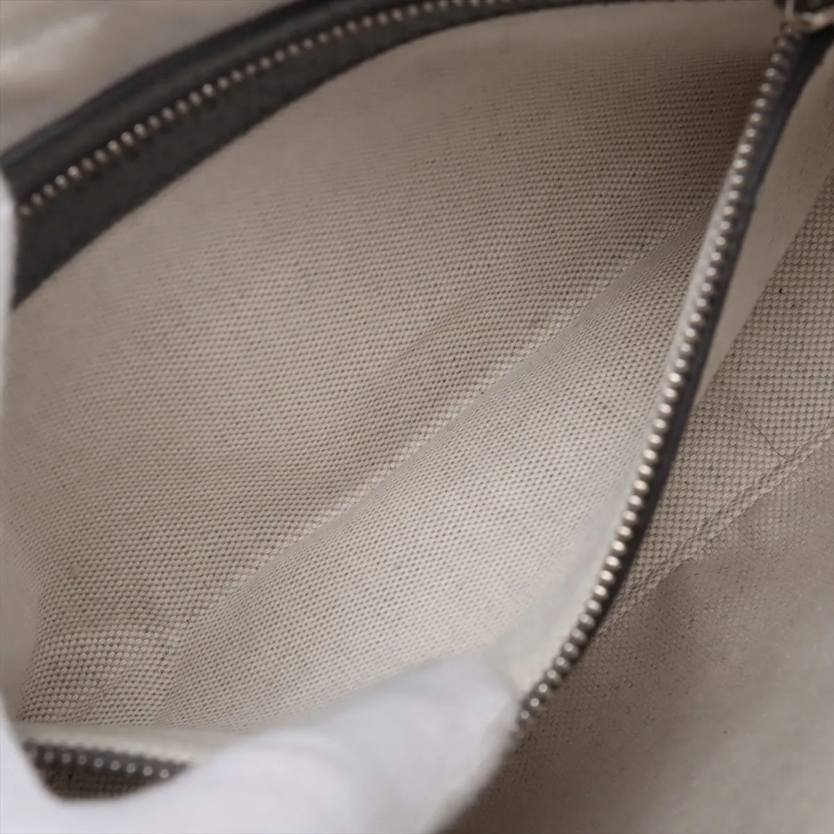 GG Supreme PVC x Leather Shoulder Bag Gray 699439 — view 8