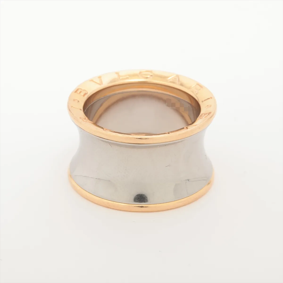 B.zero1 Anish Kapoor Ring, 750 (PG) x SS, 10.4g, Size 53, FC06106, Metal wear. — view 2