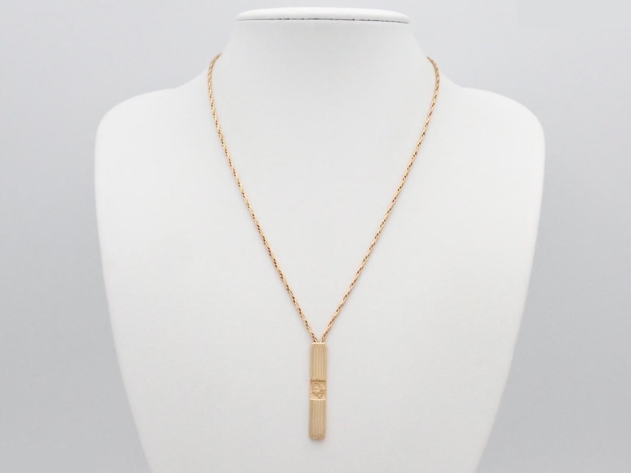 Bar Necklace, Gold Chain, approx. 44cm — view 3