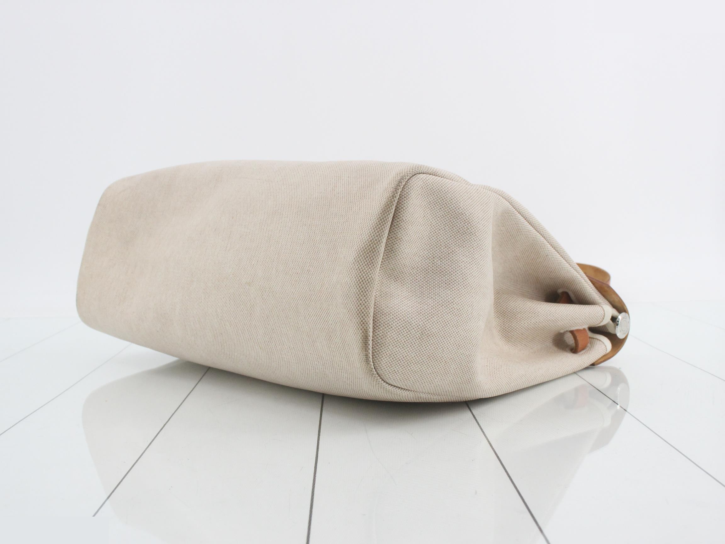 Herbag MM Canvas/Leather Shoulder/Handbag B Stamp — view 6
