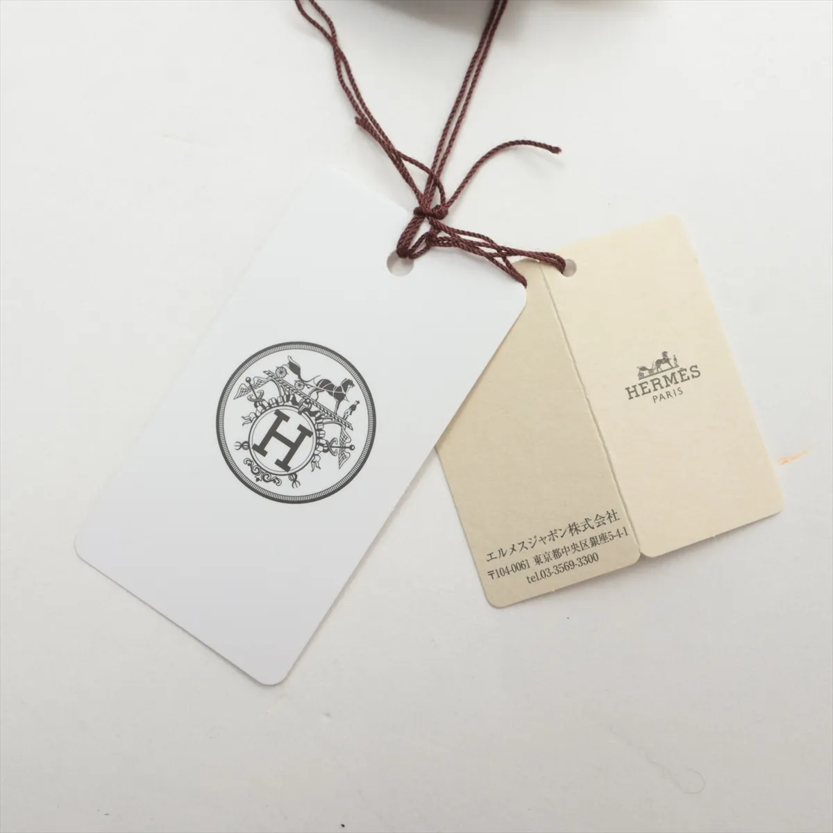 Carre 55 Scarf, Silk, Black, Slightly Snagged, with Paper Tag, JOCKEY — view 7