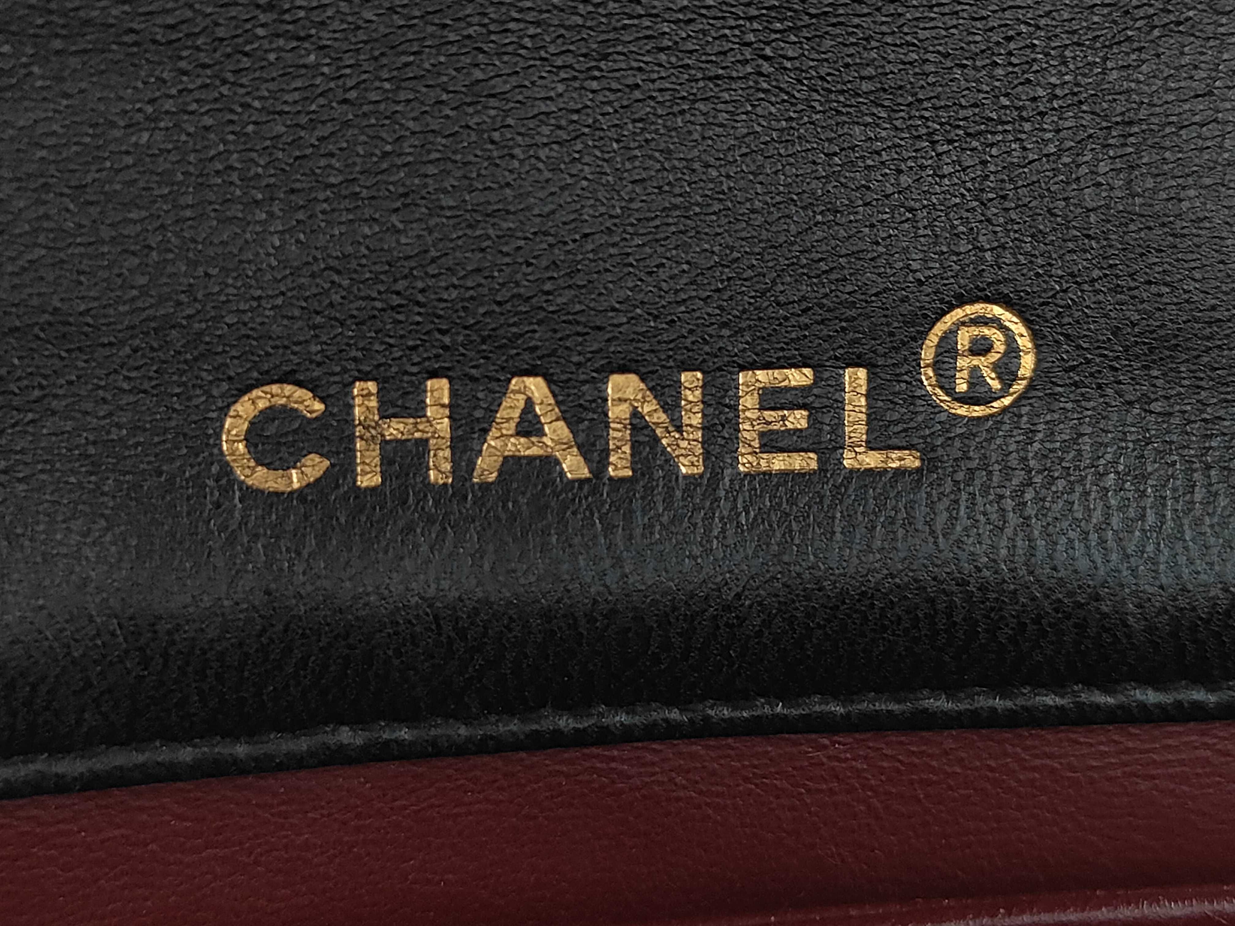 Lambskin Single Flap Matelassé Chain Shoulder Bag, Black, Series 1, with Pouch. — view 10