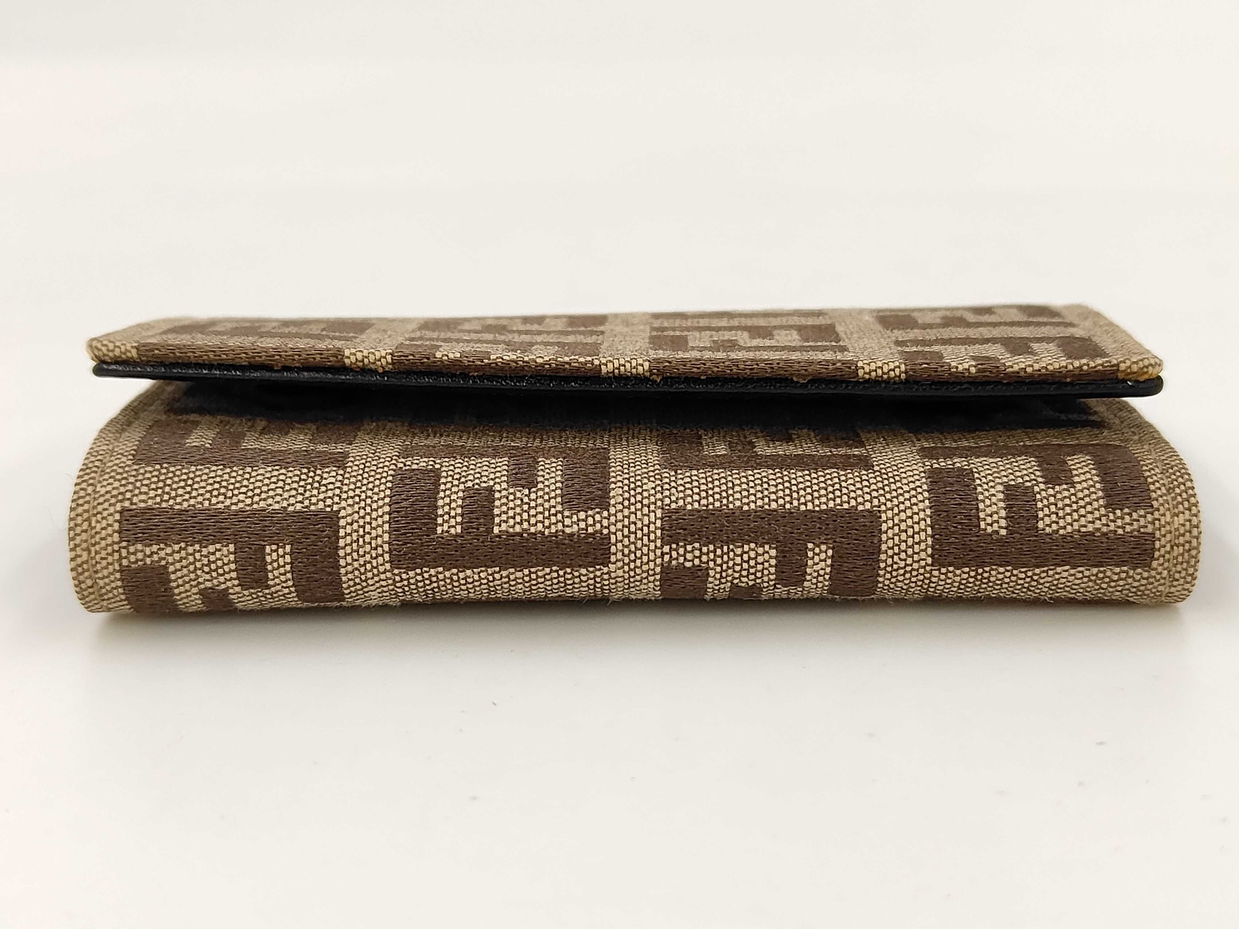Zucca pattern / Key case / Canvas Key case & key holder — view 3