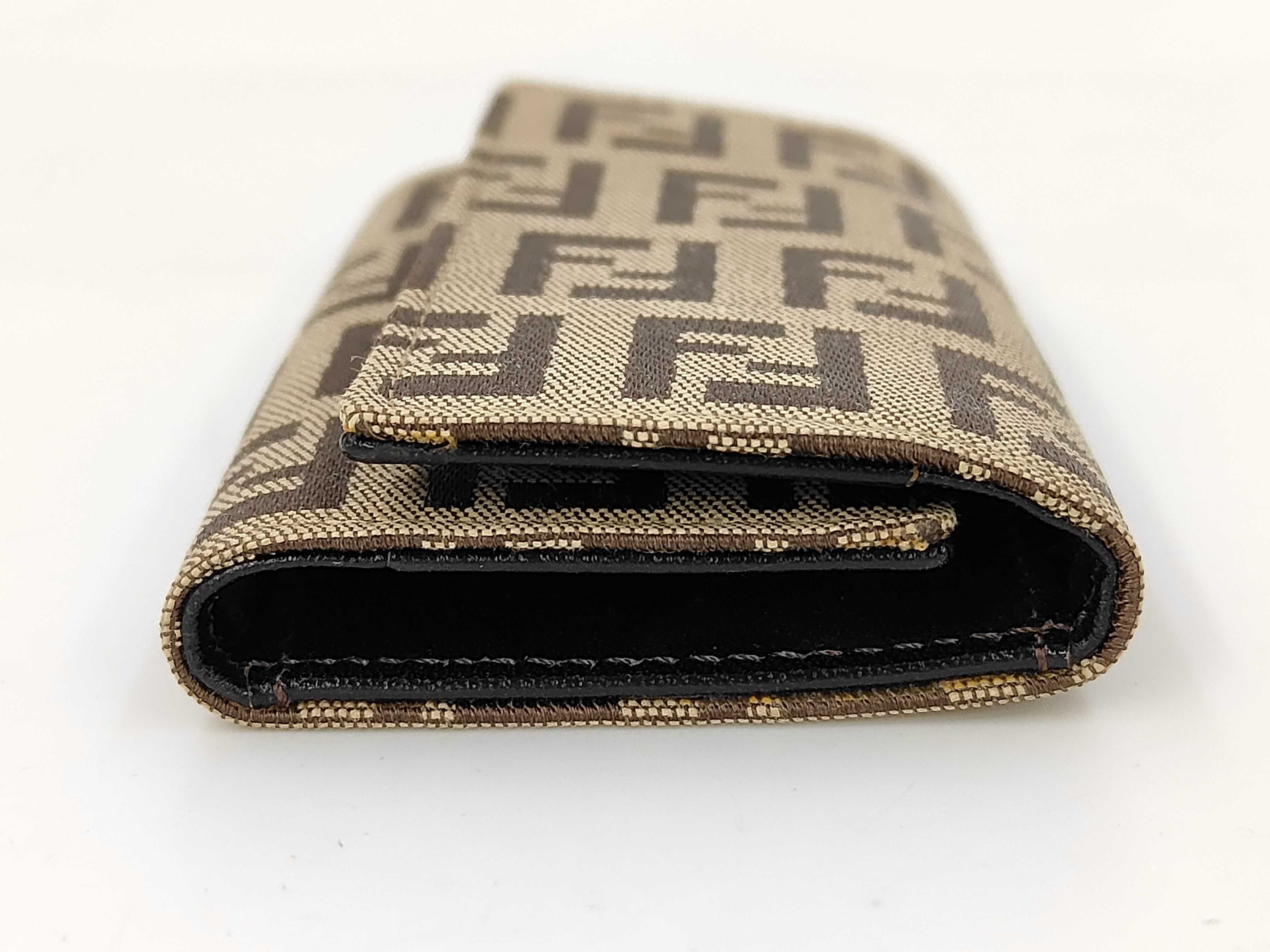 Zucca pattern / Key case / Canvas Key case & key holder — view 4