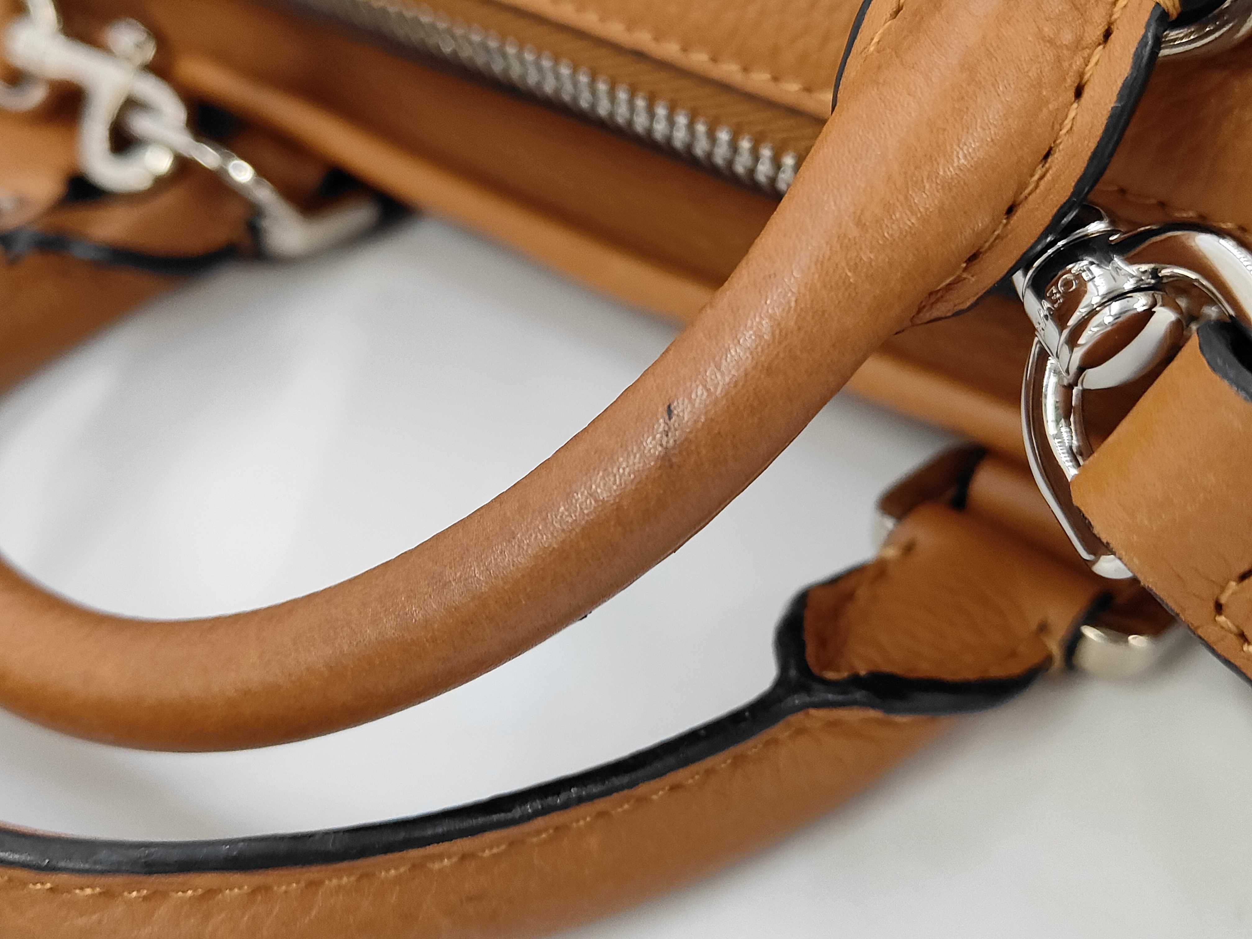 Amazona 28 2-Way Shoulder Bag Mini Boston Bag Light Caramel Brown Boston Bag — view 6