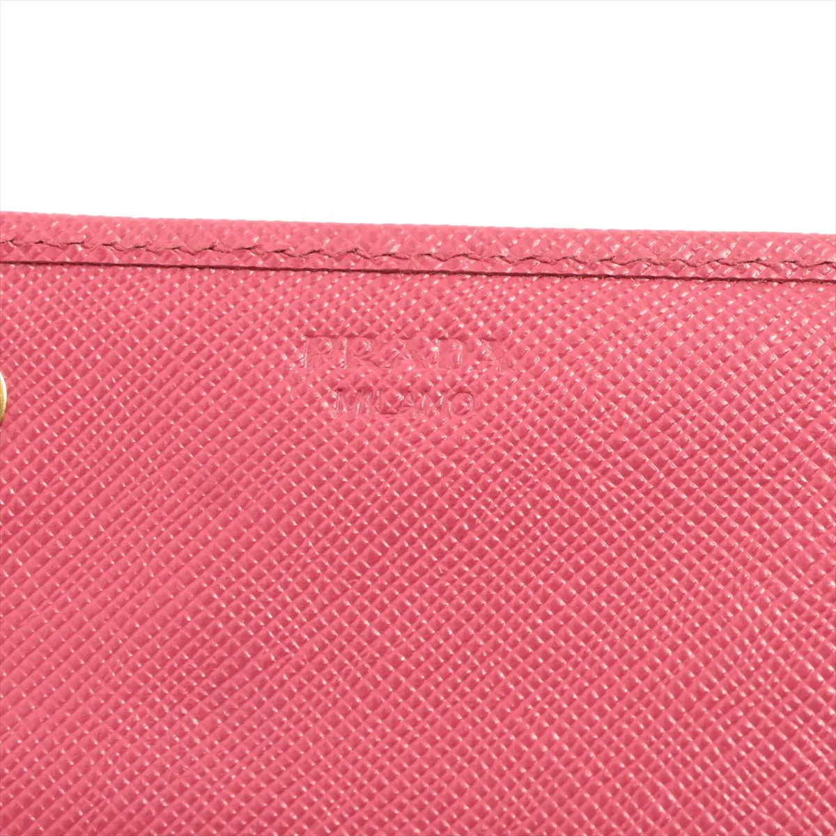 Saffiano Metal 1M1132 Leather Long Wallet Pink — view 13