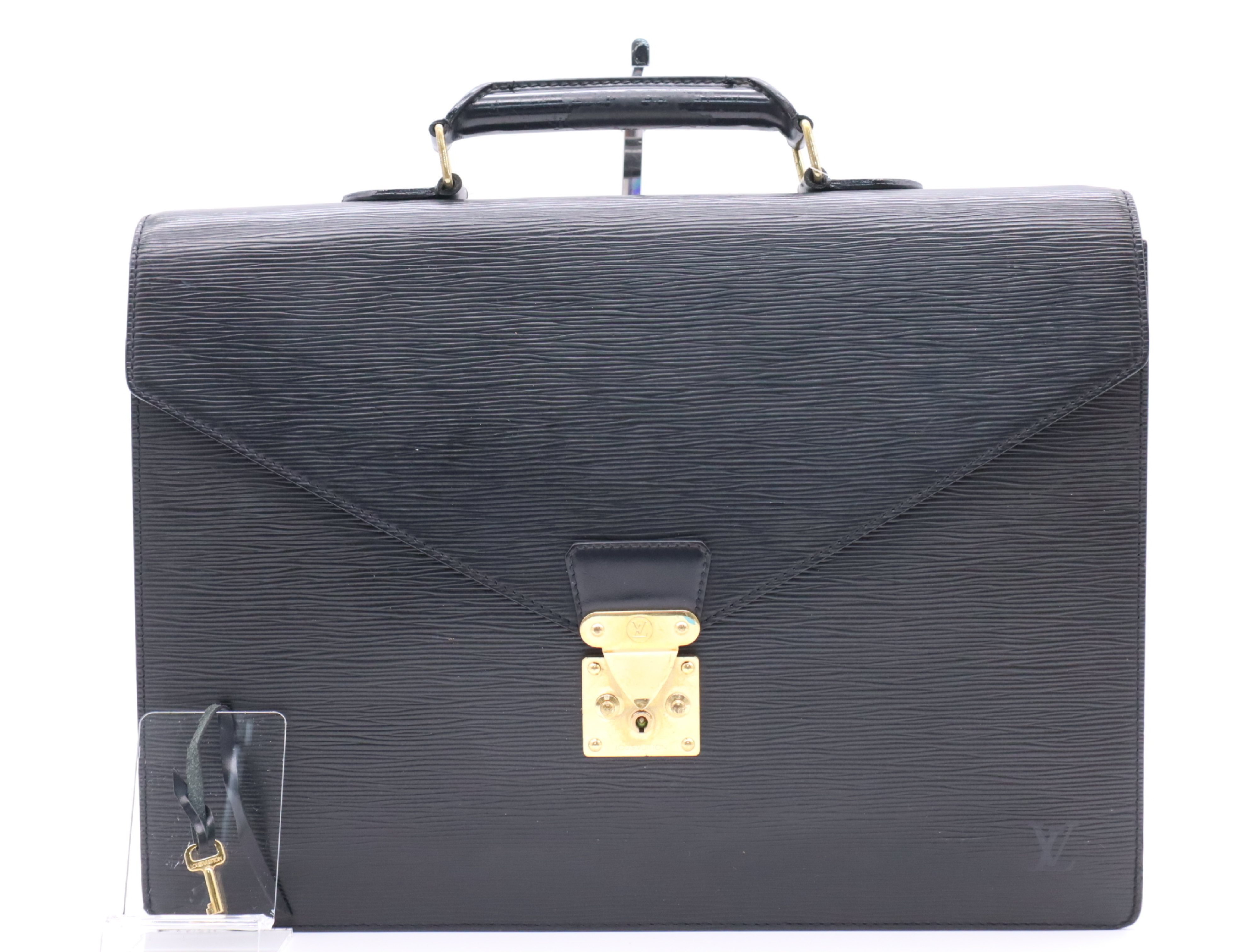 M54412 Epi Serviette Ambassador Noir Business Bag with Key