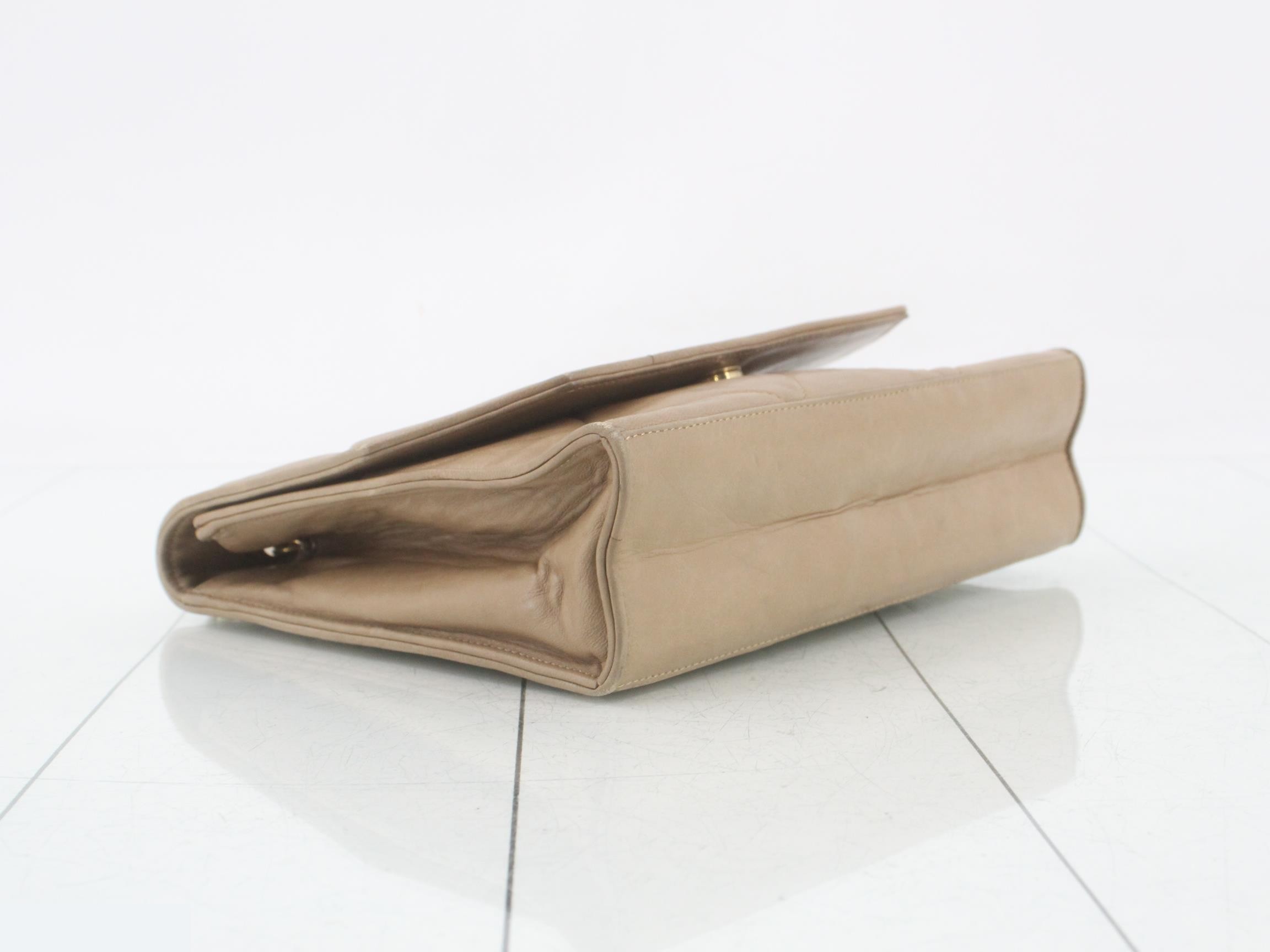 Chain shoulder bag, beige — view 5