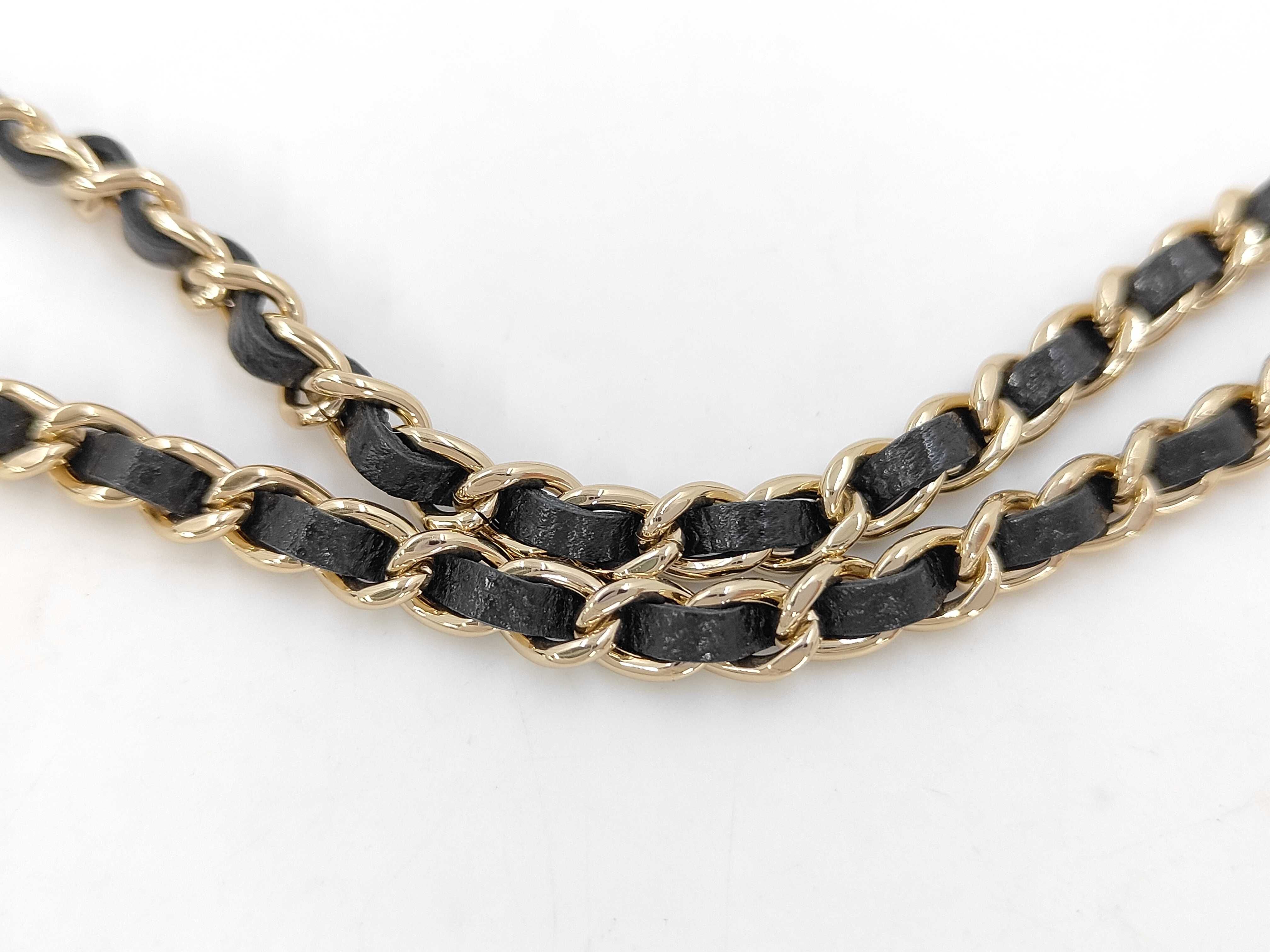 caviar skin mini chain wallet — view 8