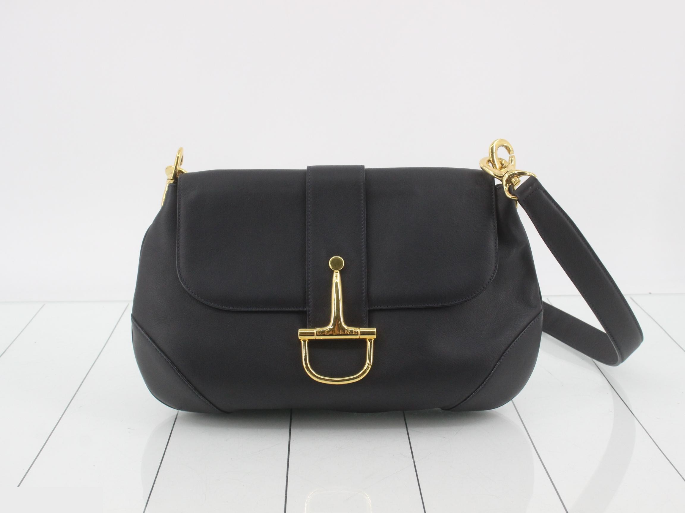 Leather shoulder bag