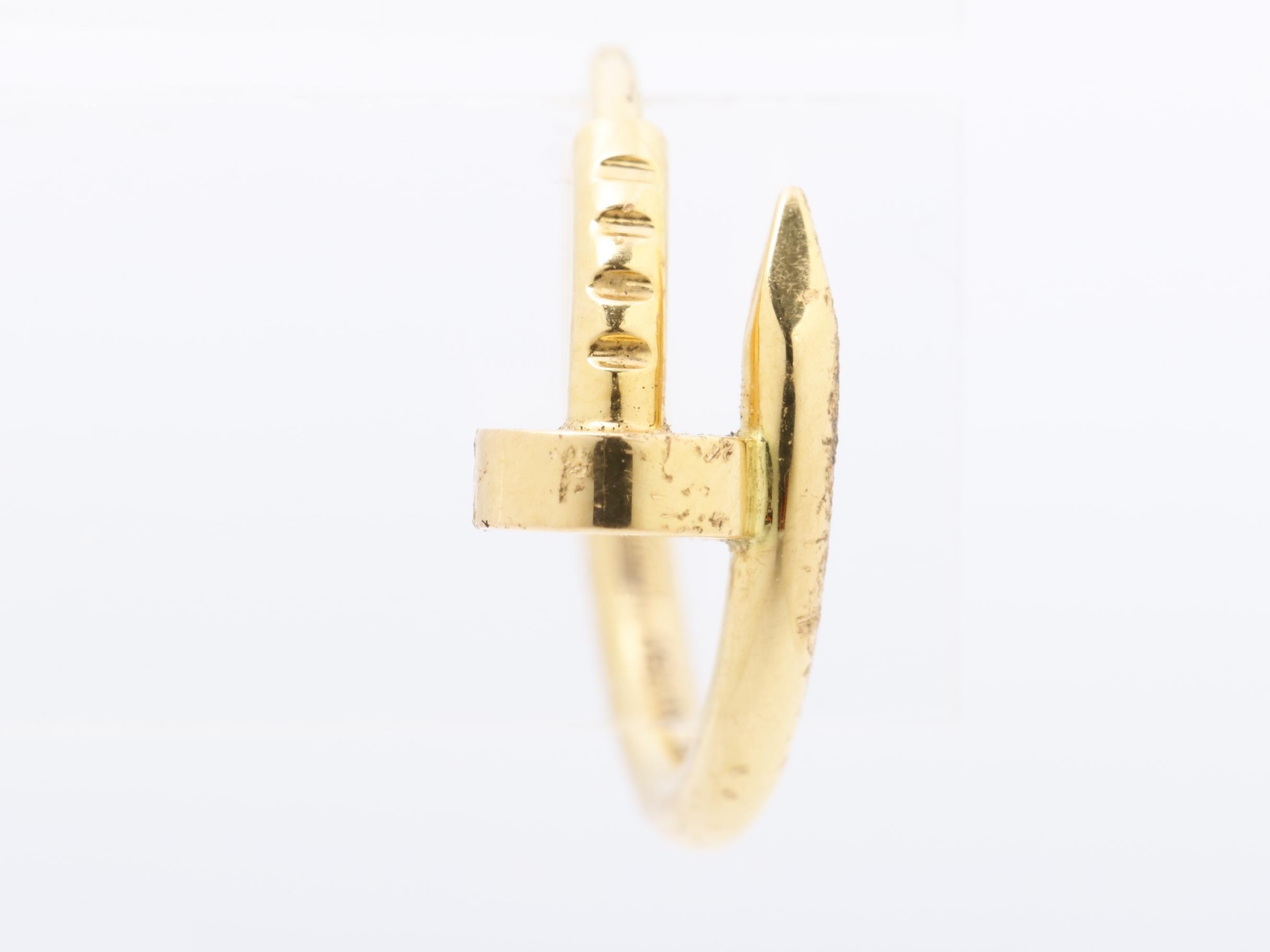 Juste un Clou single earring, K18PG, 1.1g — view 2