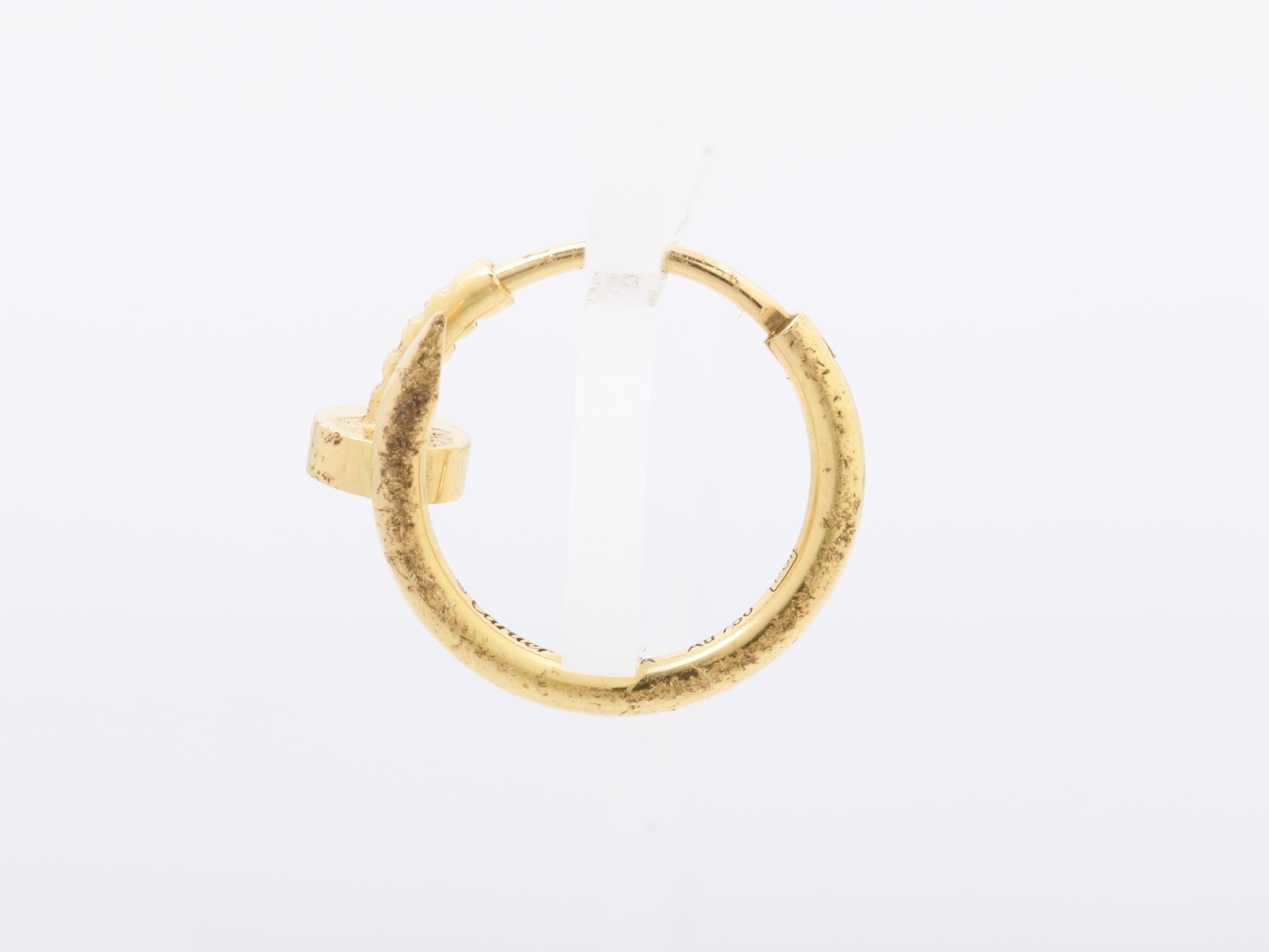 Juste un Clou single earring, K18PG, 1.1g — view 5
