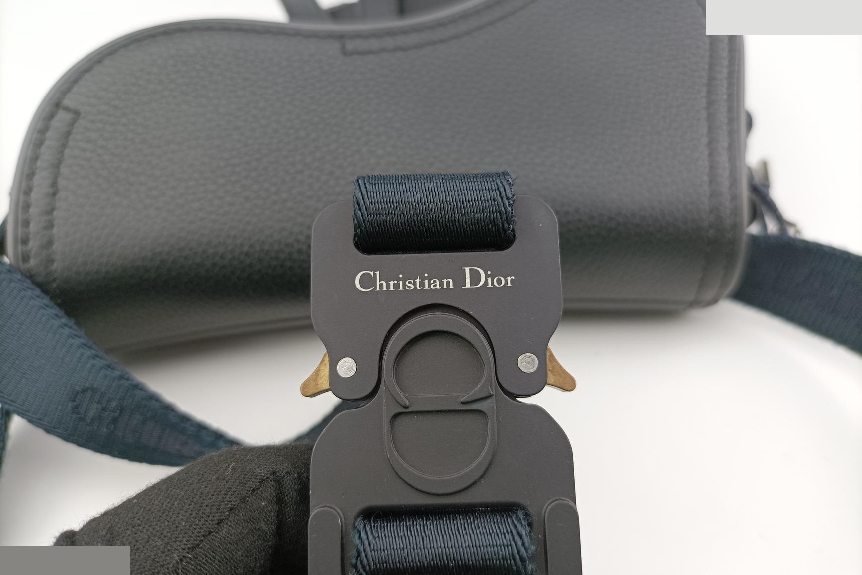 Saddle, Leather x Nylon, Black — view 11
