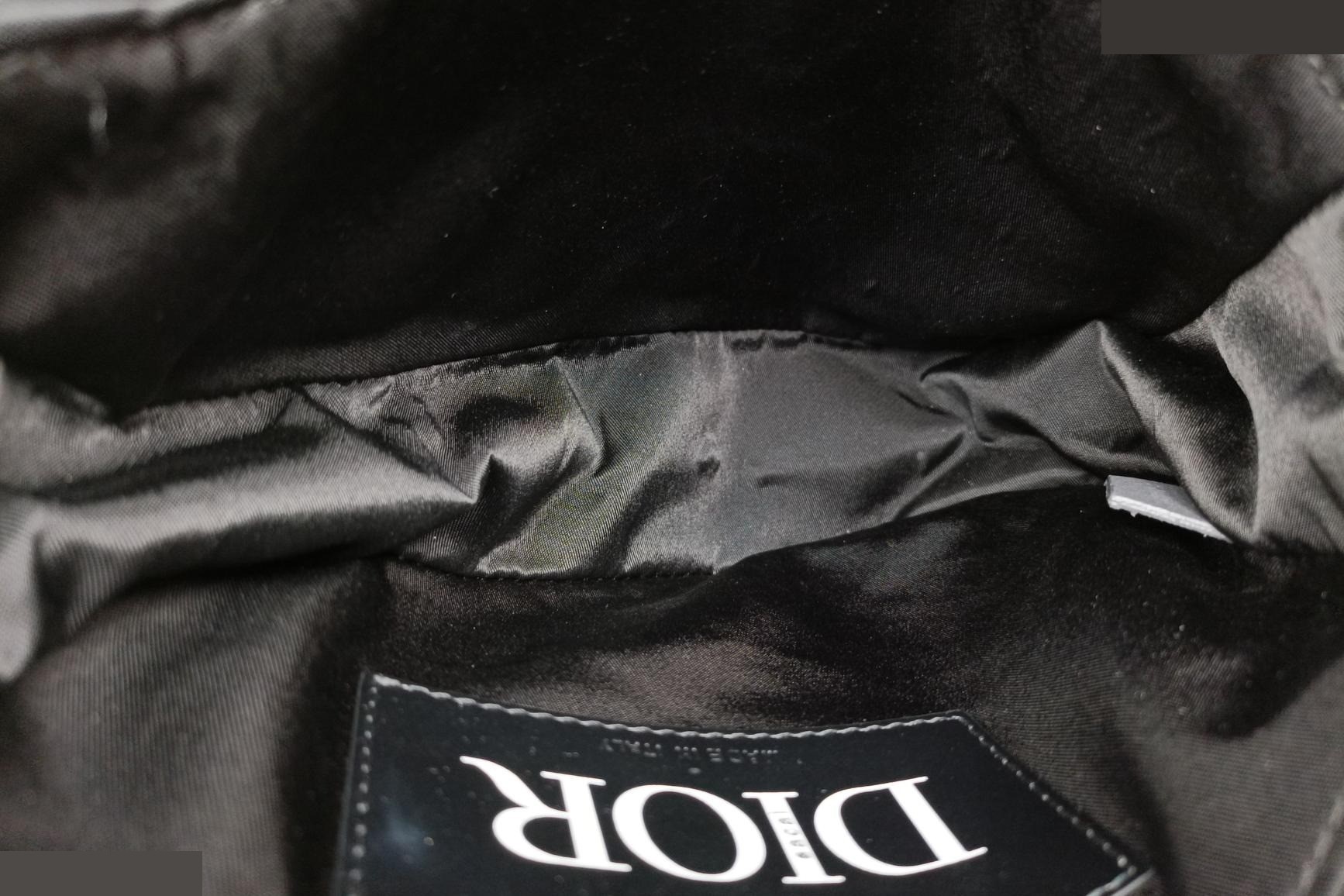 Saddle, Leather x Nylon, Black — view 6