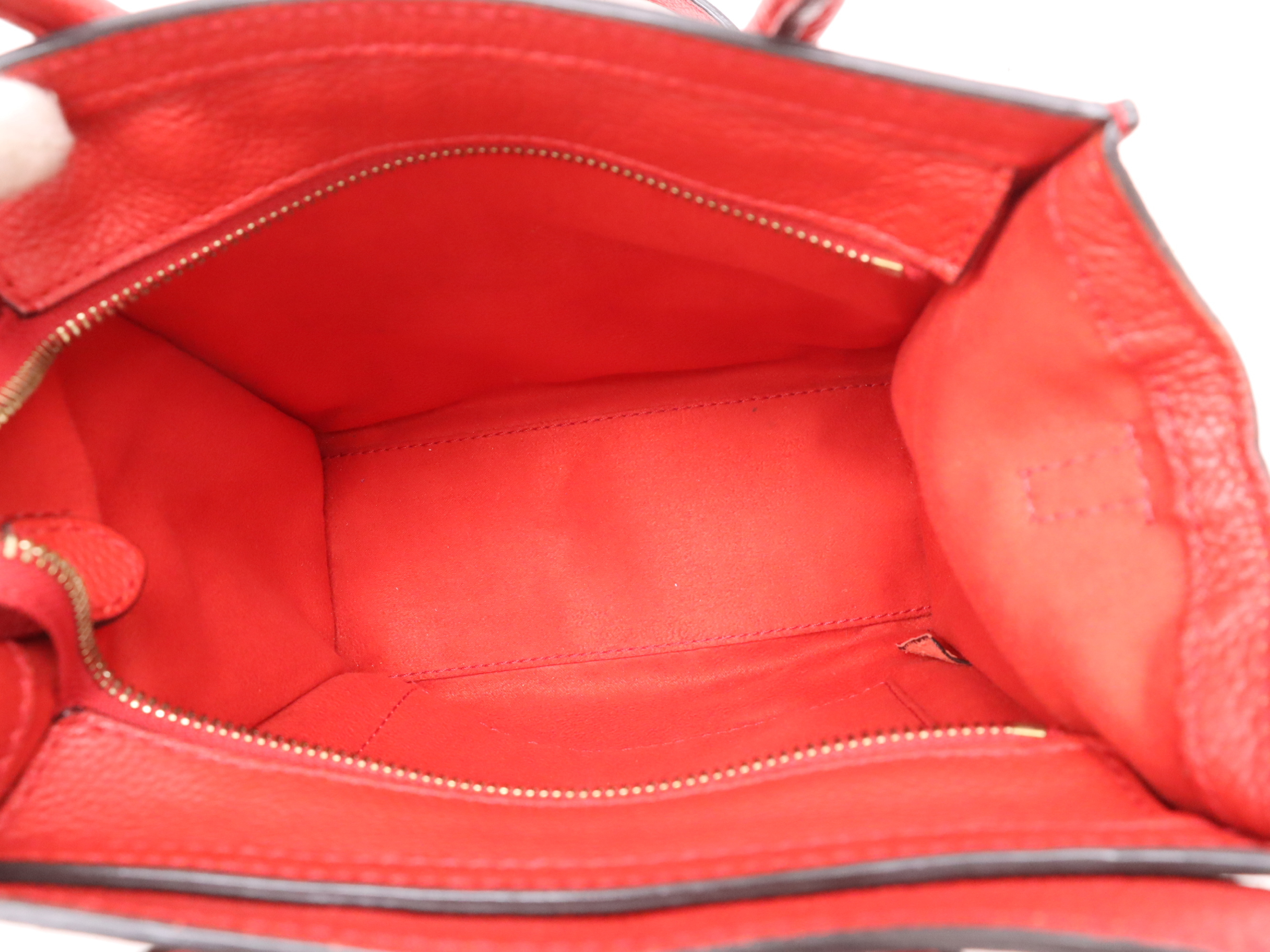 Luggage Nano Shopper Handbag Red GD Metal Fittings with Shoulder Strap Handbag — view 13