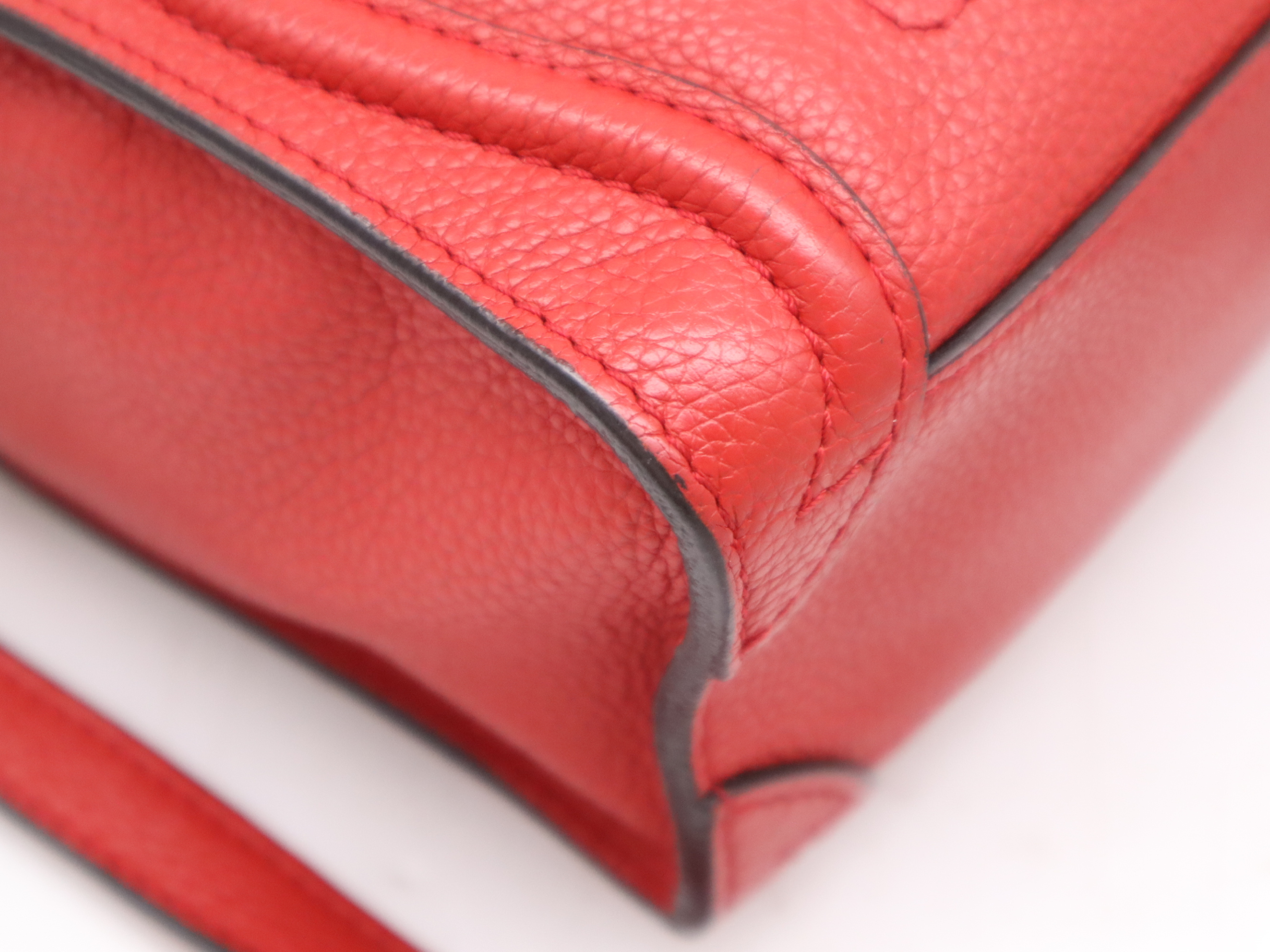 Luggage Nano Shopper Handbag Red GD Metal Fittings with Shoulder Strap Handbag — view 9