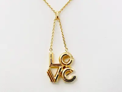 M62843 LV&ME LOVE Necklace Gold LE0196 Necklace