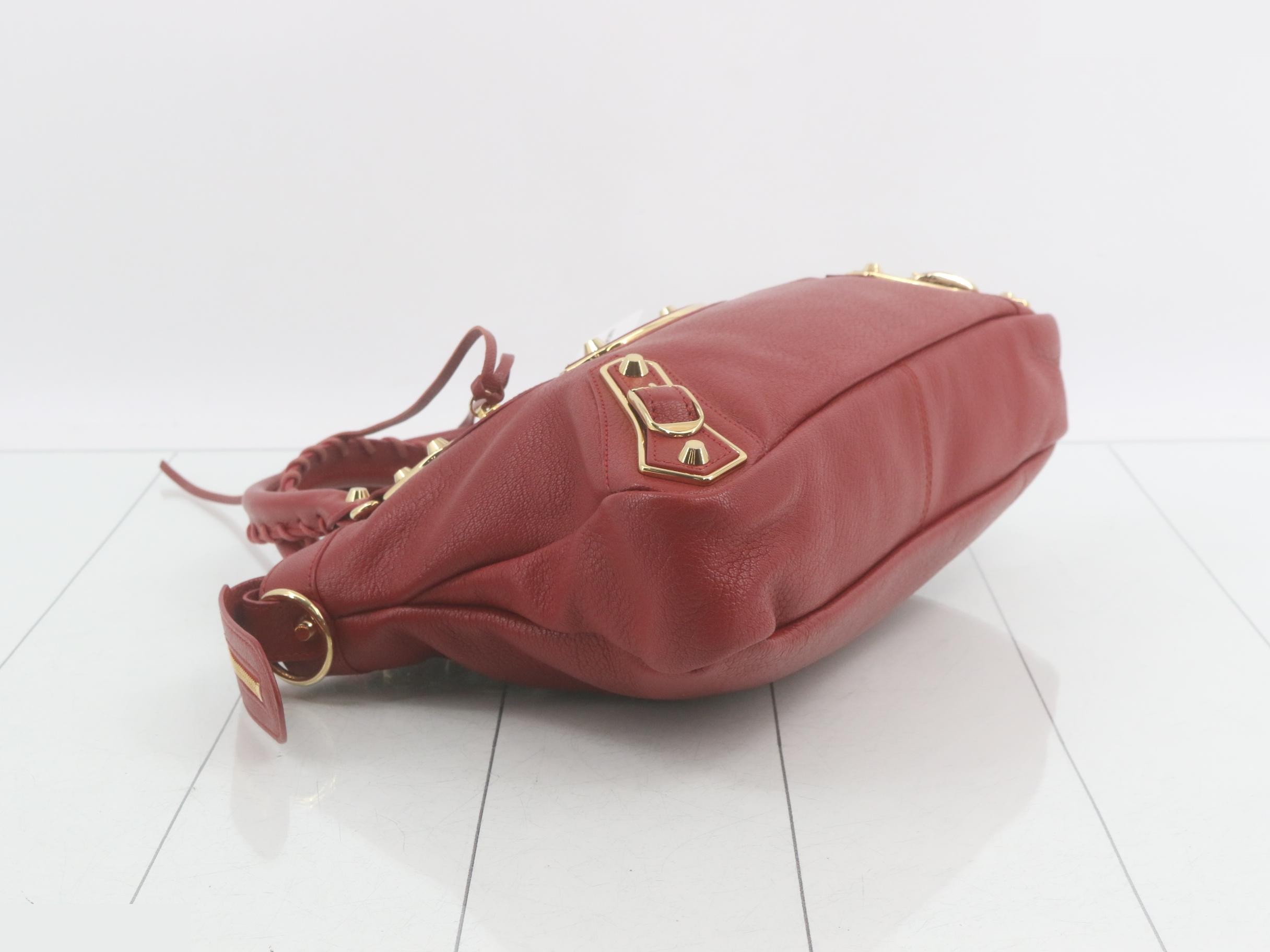 The City Handbag, Red Leather, 390149 — view 5