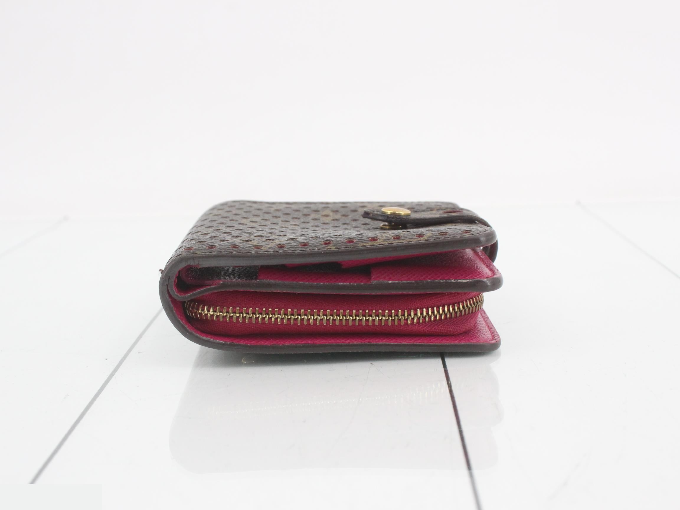 Perfo Compact Zip Fuchsia — view 3