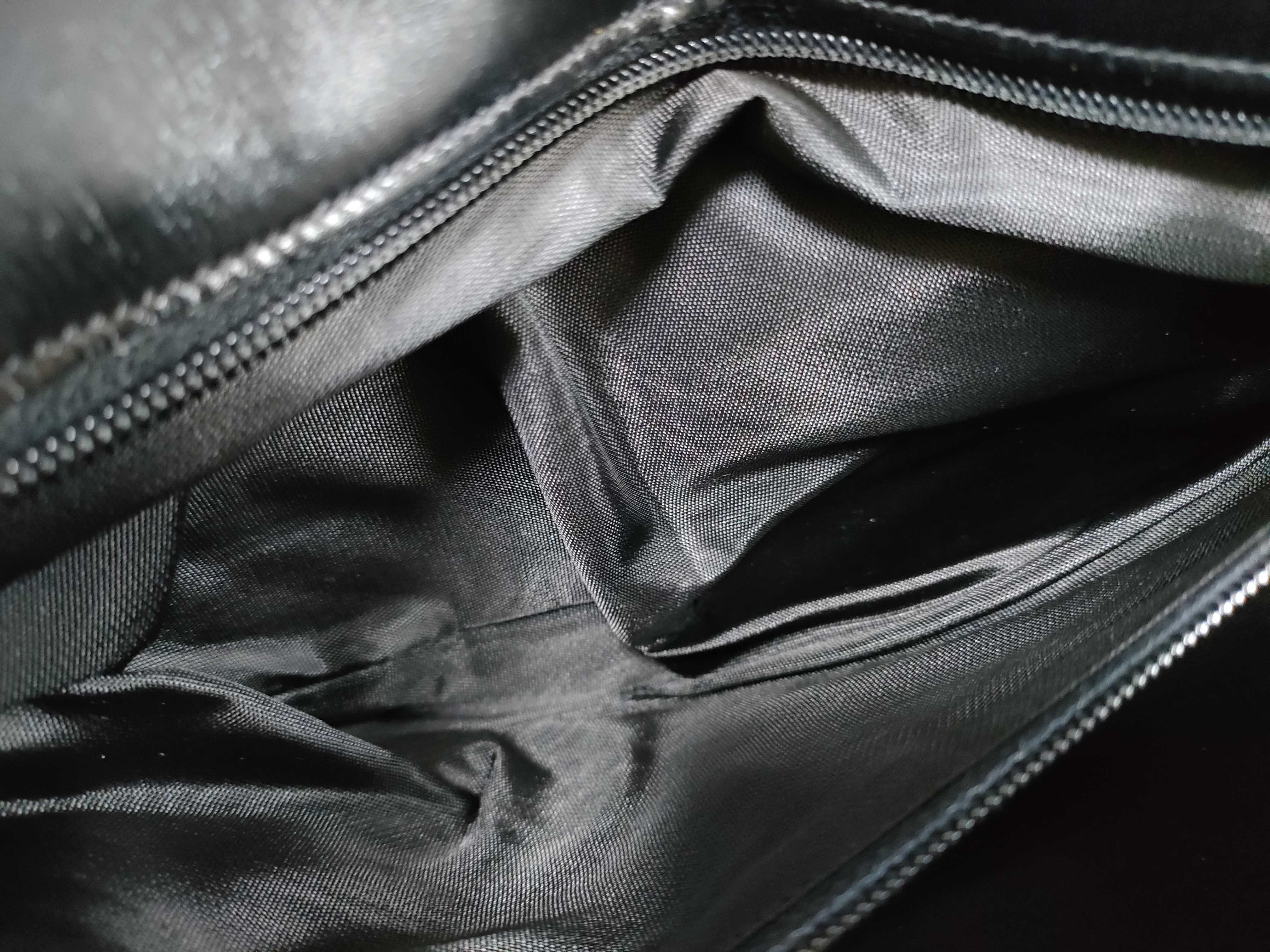 Anagram embossed nappa leather black flap shoulder bag — view 13