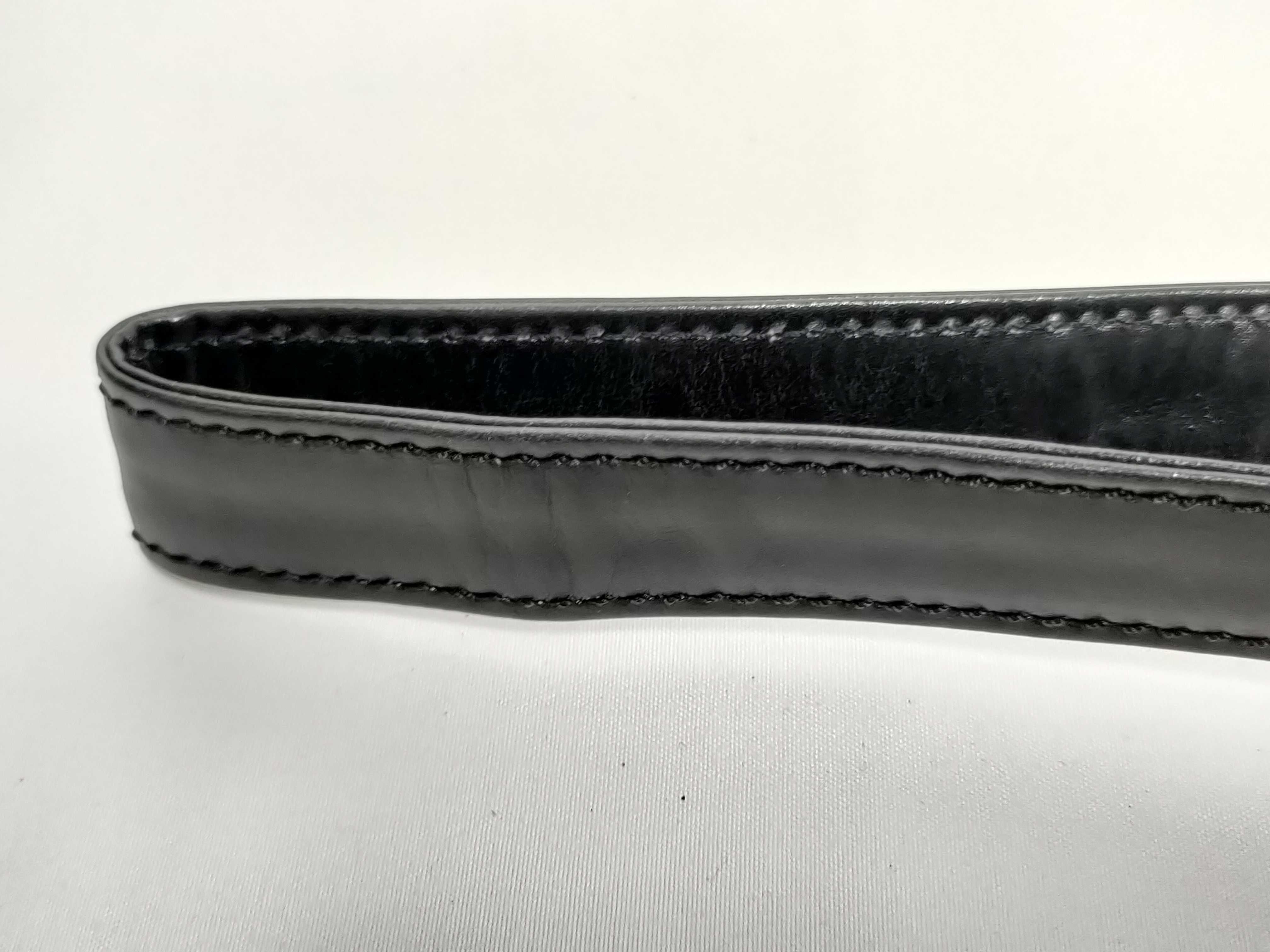 Anagram embossed nappa leather black flap shoulder bag — view 6