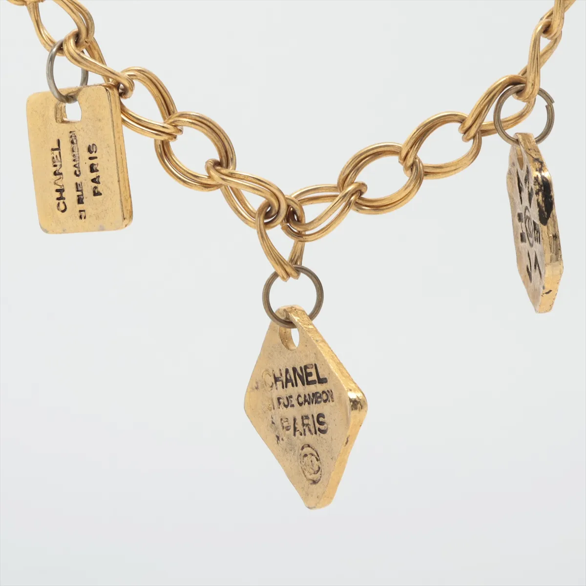 31 RUE CAMBON necklace GP gold dent — view 2