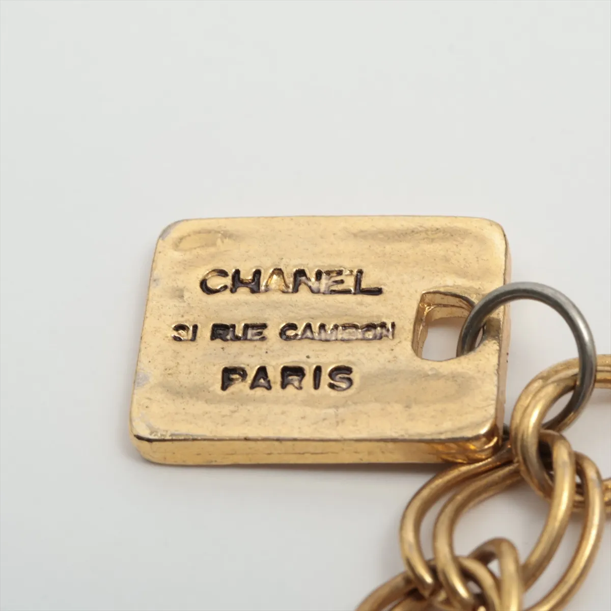 31 RUE CAMBON necklace GP gold dent — view 5