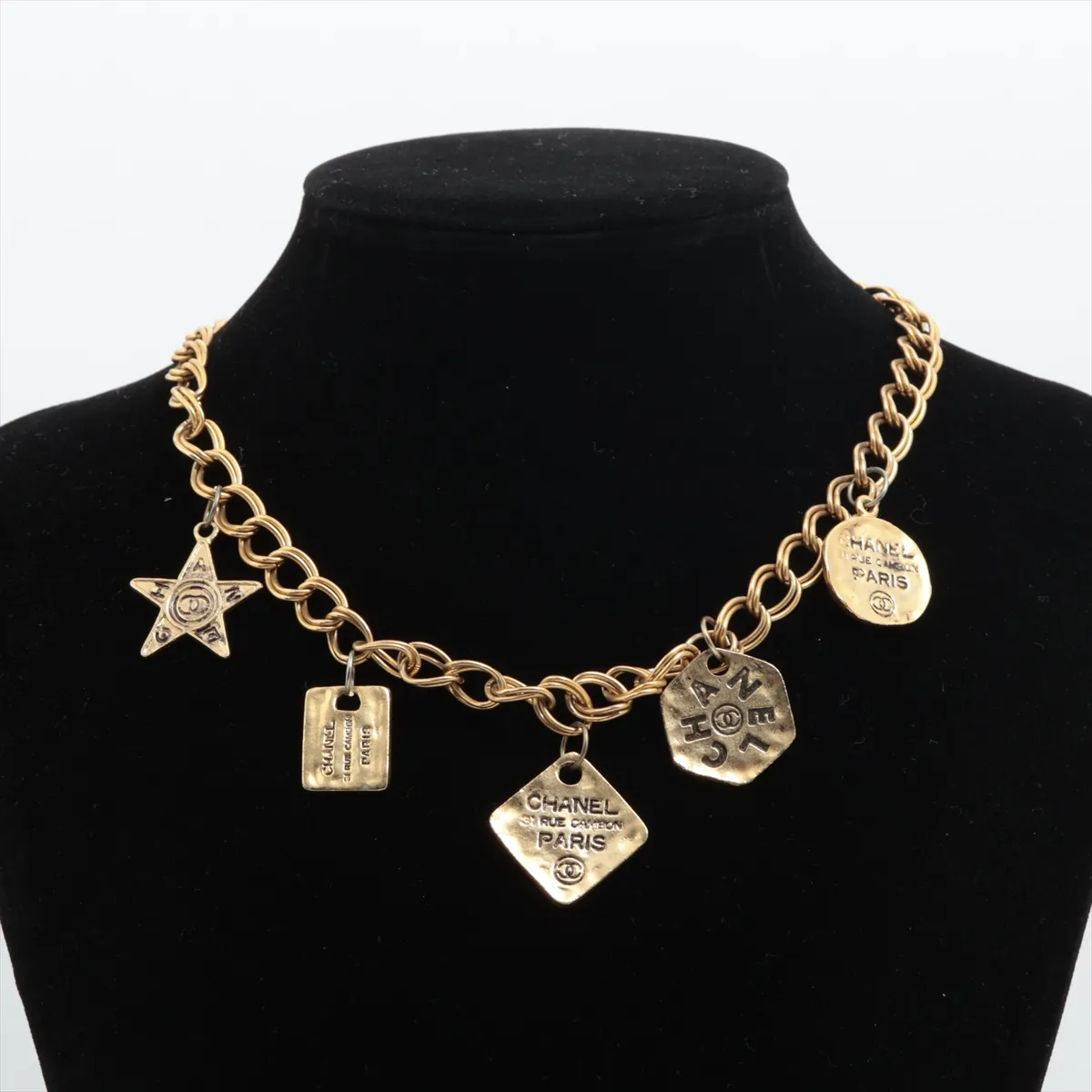 31 RUE CAMBON necklace GP gold dent — view 6