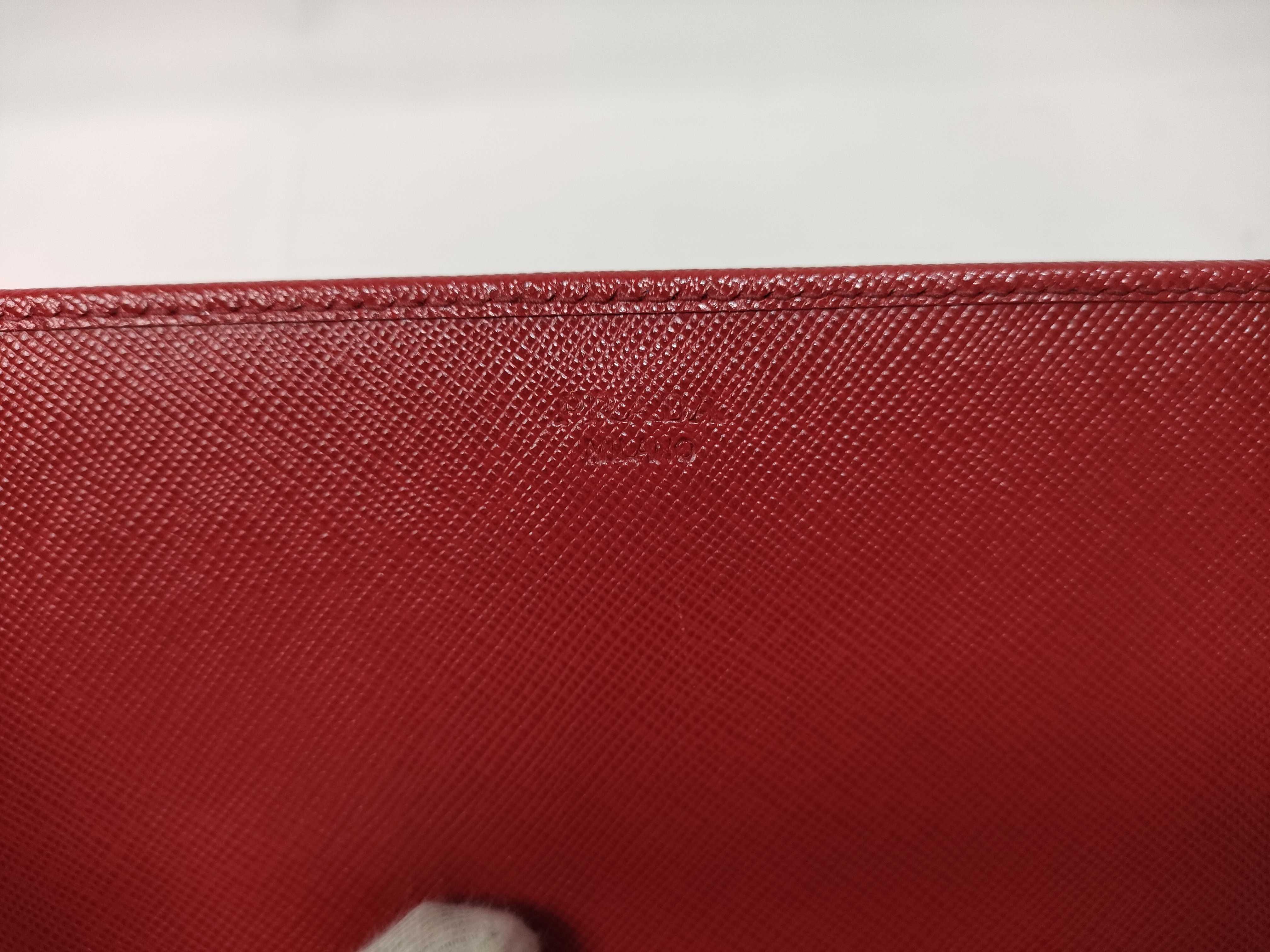Red Saffiano Chain Wallet 1M1290 — view 13