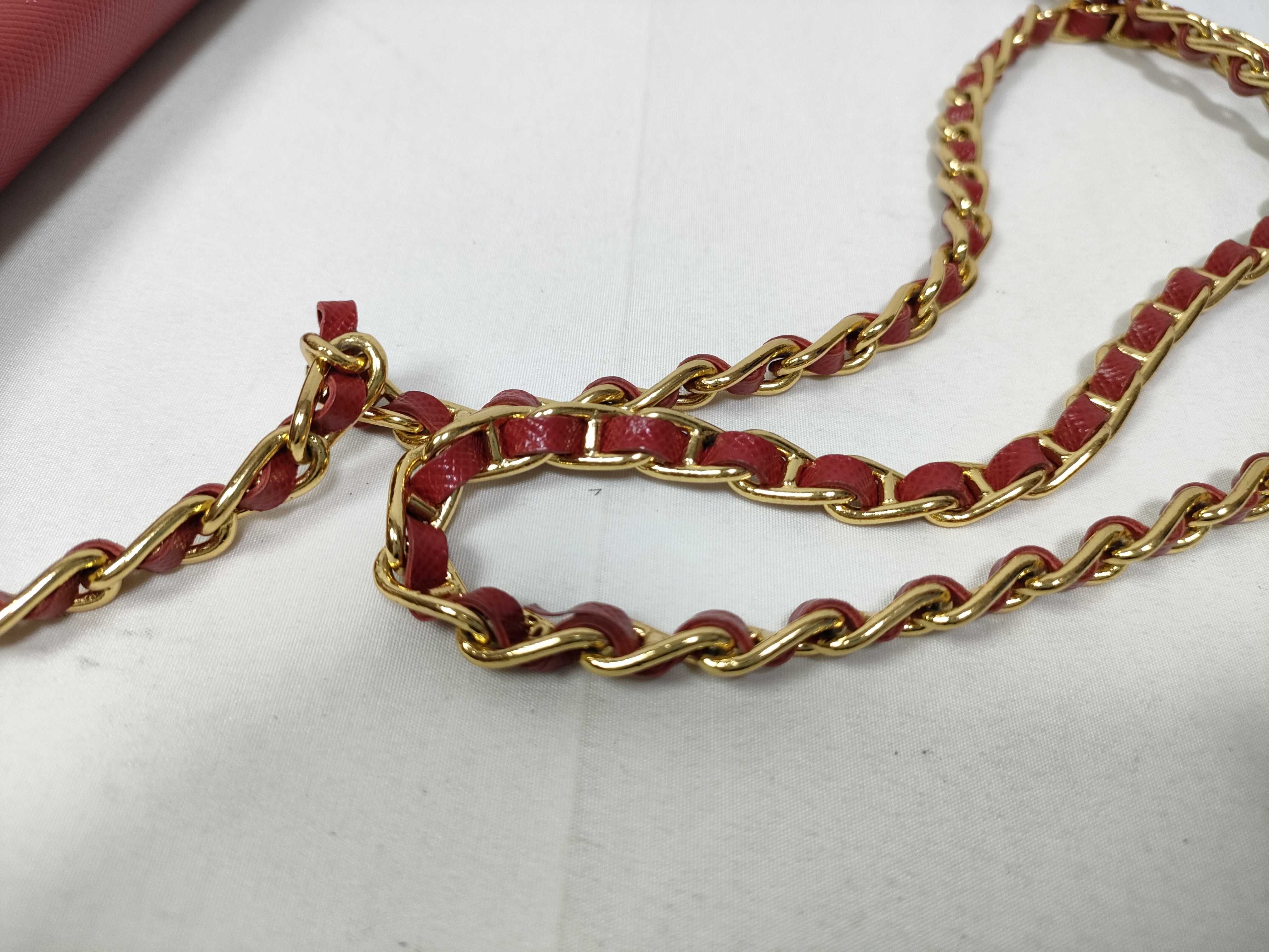 Red Saffiano Chain Wallet 1M1290 — view 5