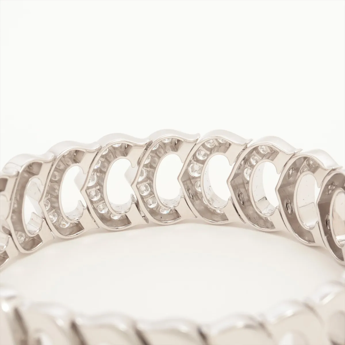 C de Cartier diamond bracelet 750(WG) 48.8g 846568 — view 4