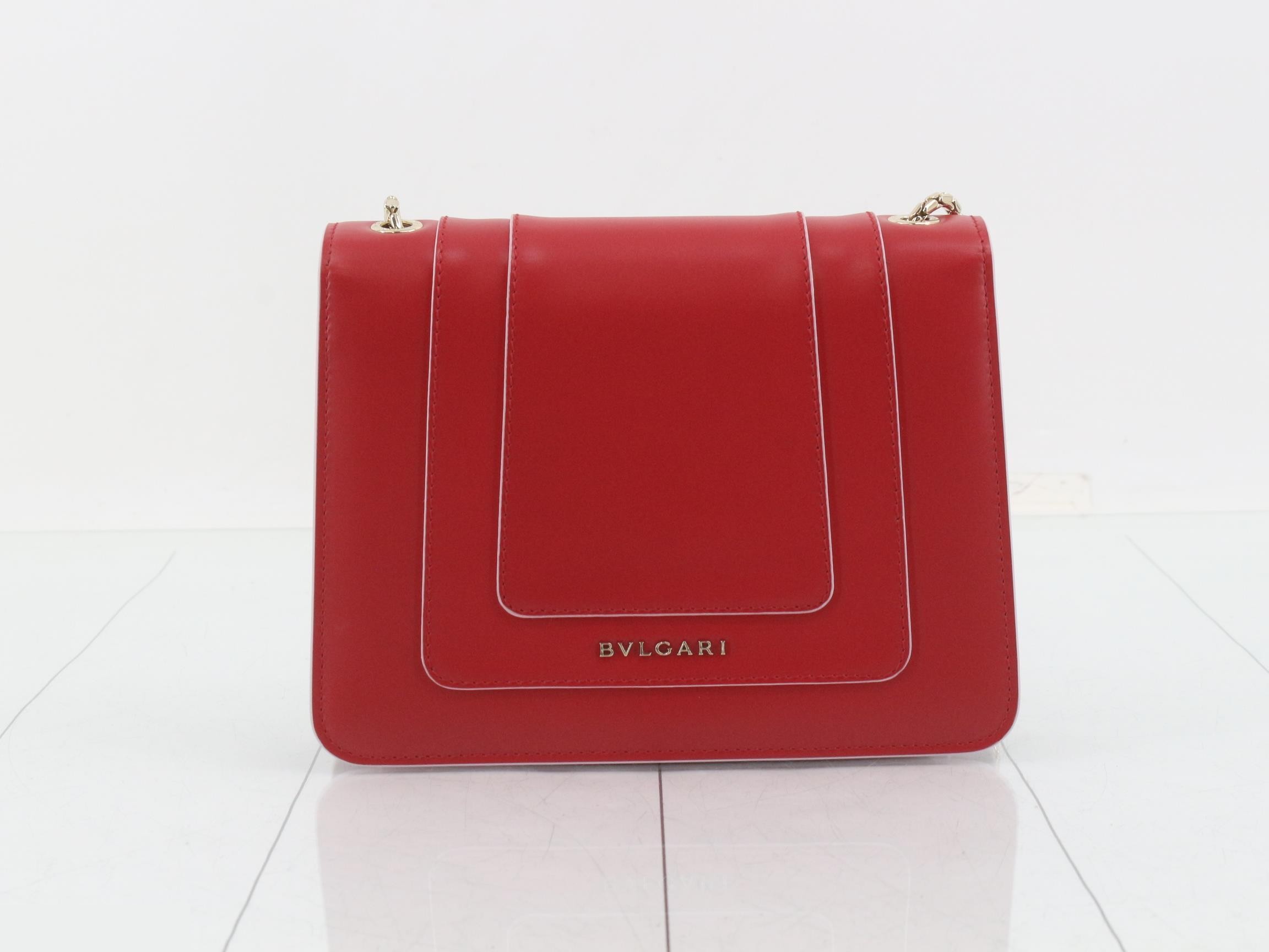 Serpenti Forever Shoulder Bag with Mirror — view 2