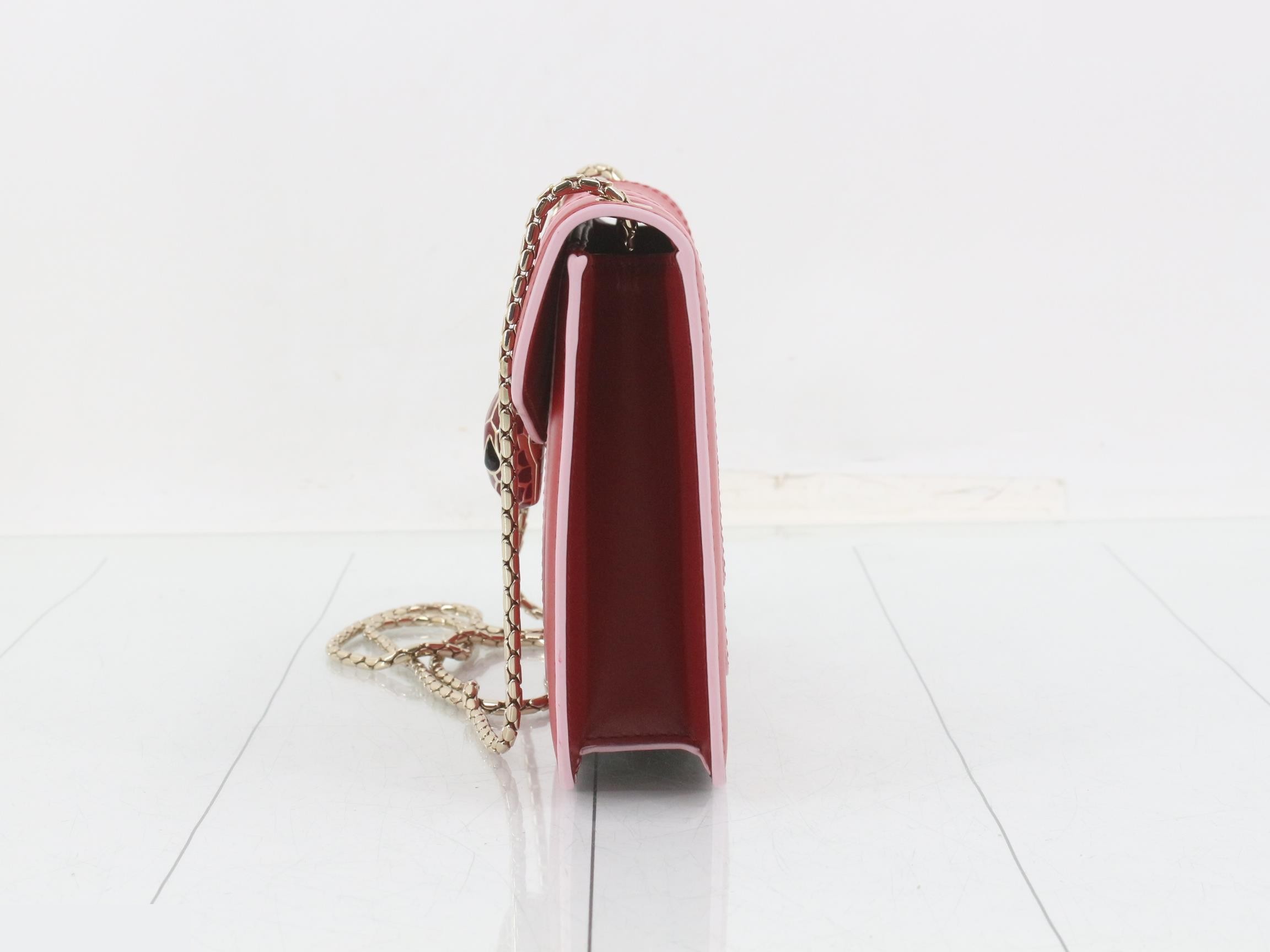 Serpenti Forever Shoulder Bag with Mirror — view 3