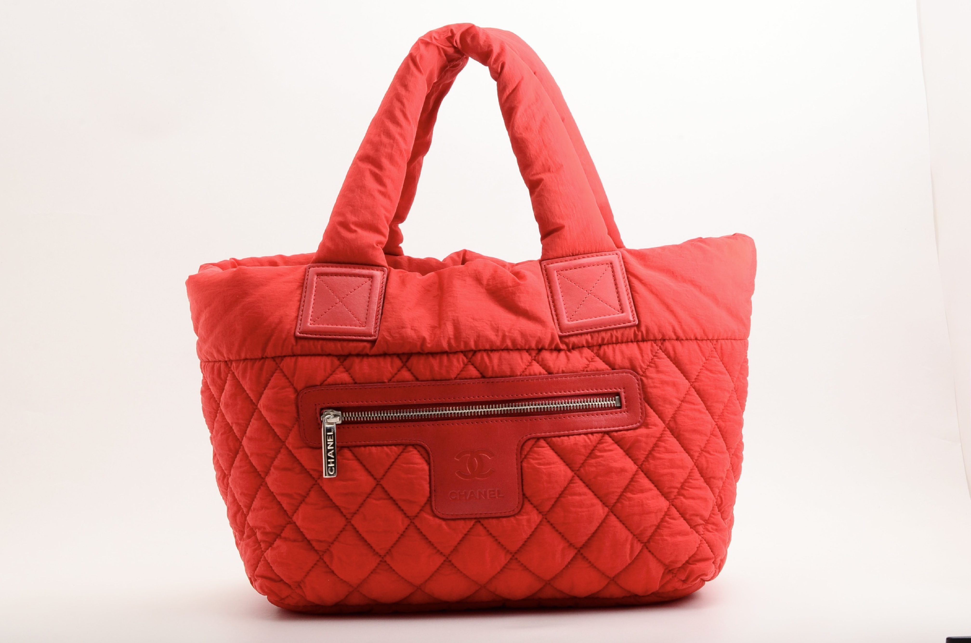 Coco Cocoon Handbag, Red Tote Bag