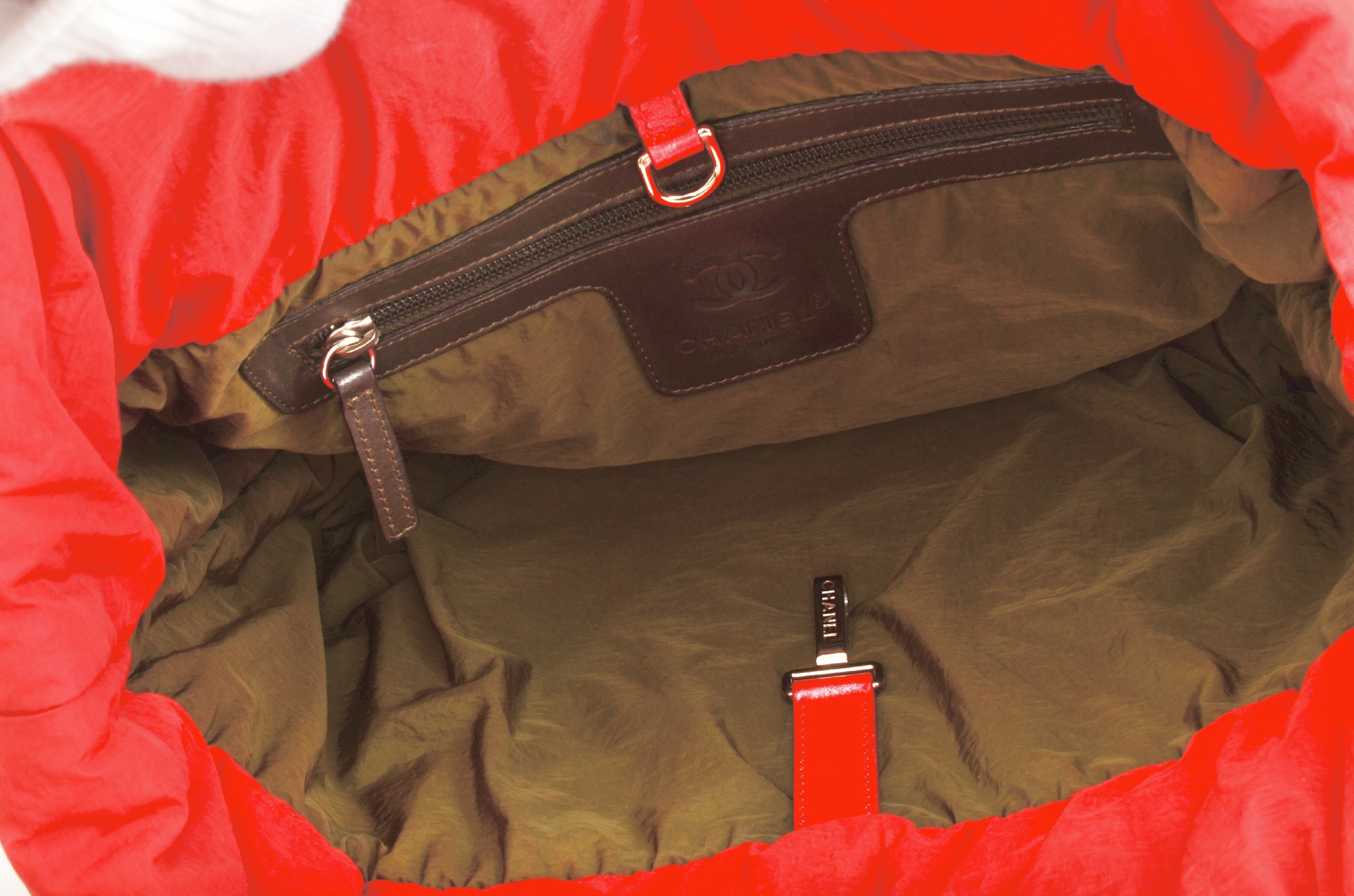 Coco Cocoon Handbag, Red Tote Bag — view 11