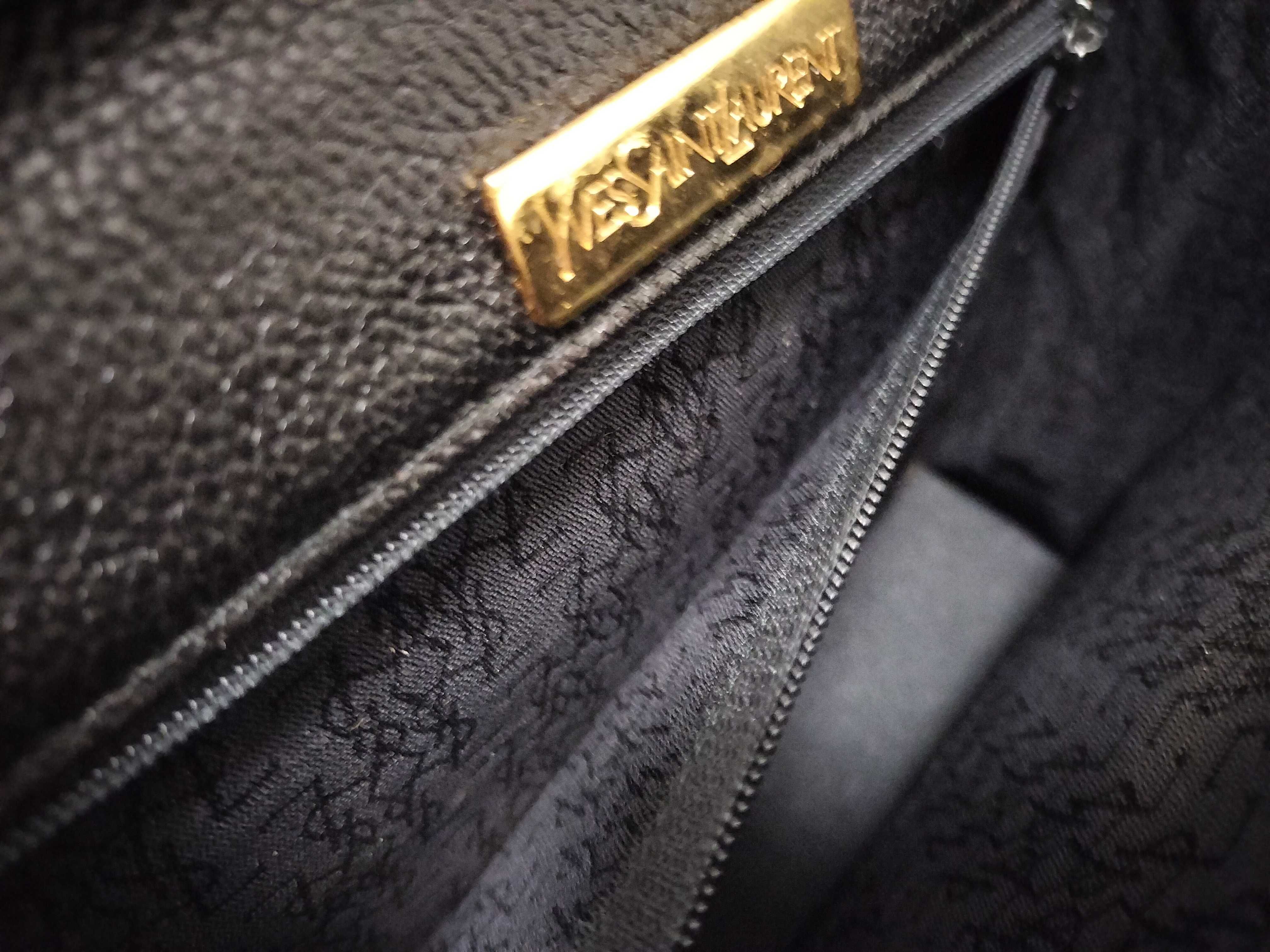 shoulder bag, leather, black. — view 11