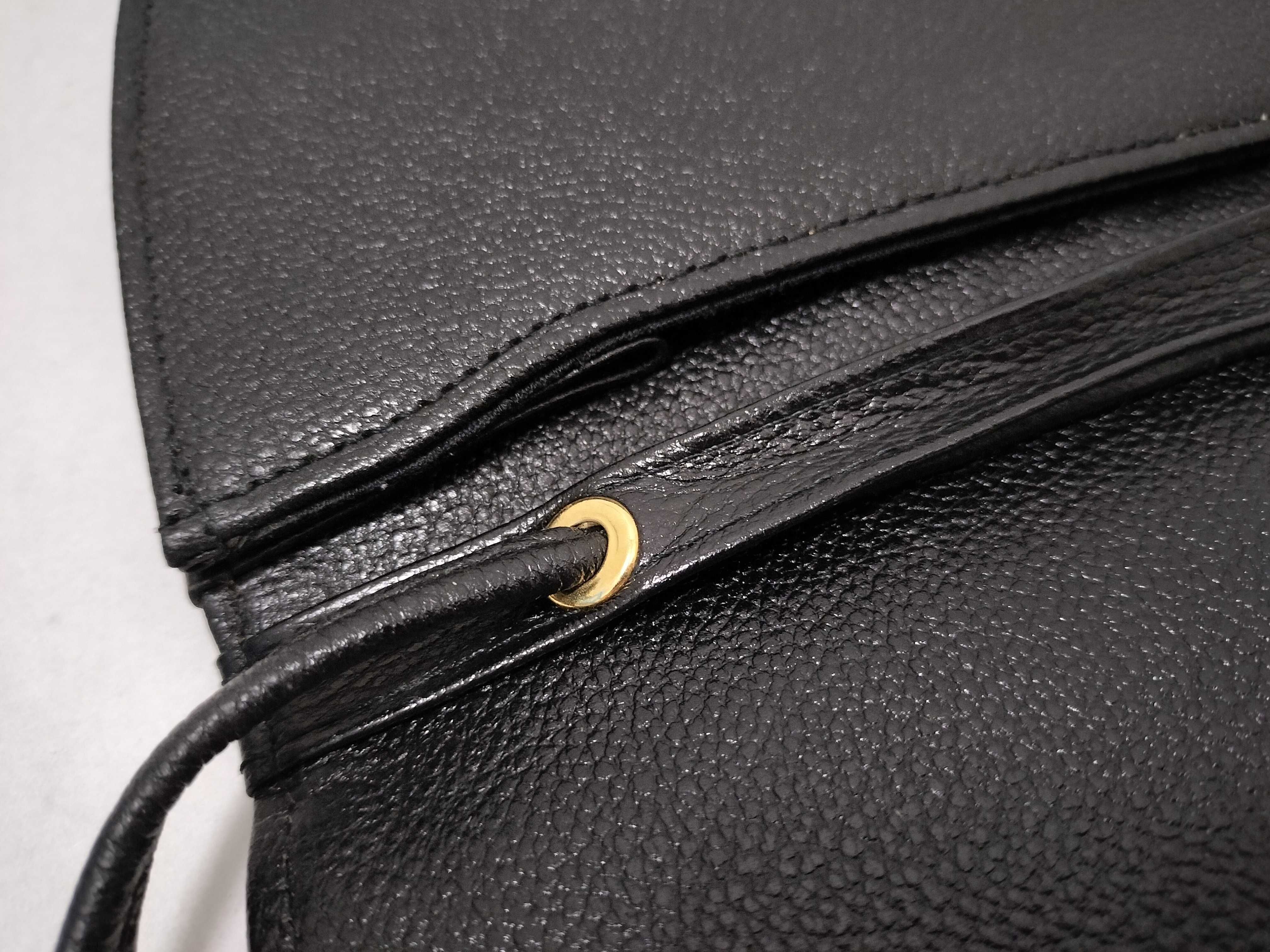 shoulder bag, leather, black. — view 5