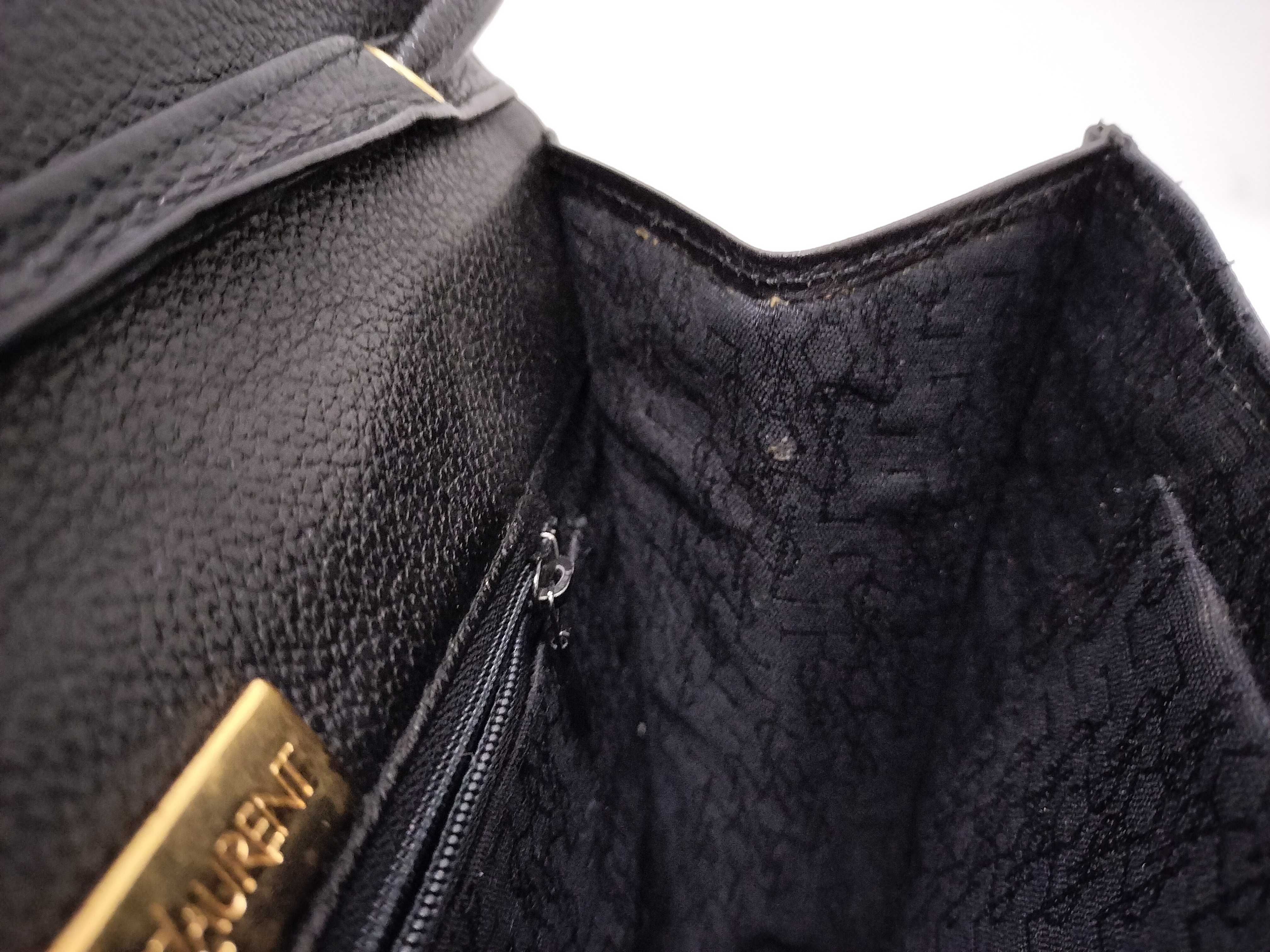 shoulder bag, leather, black. — view 9