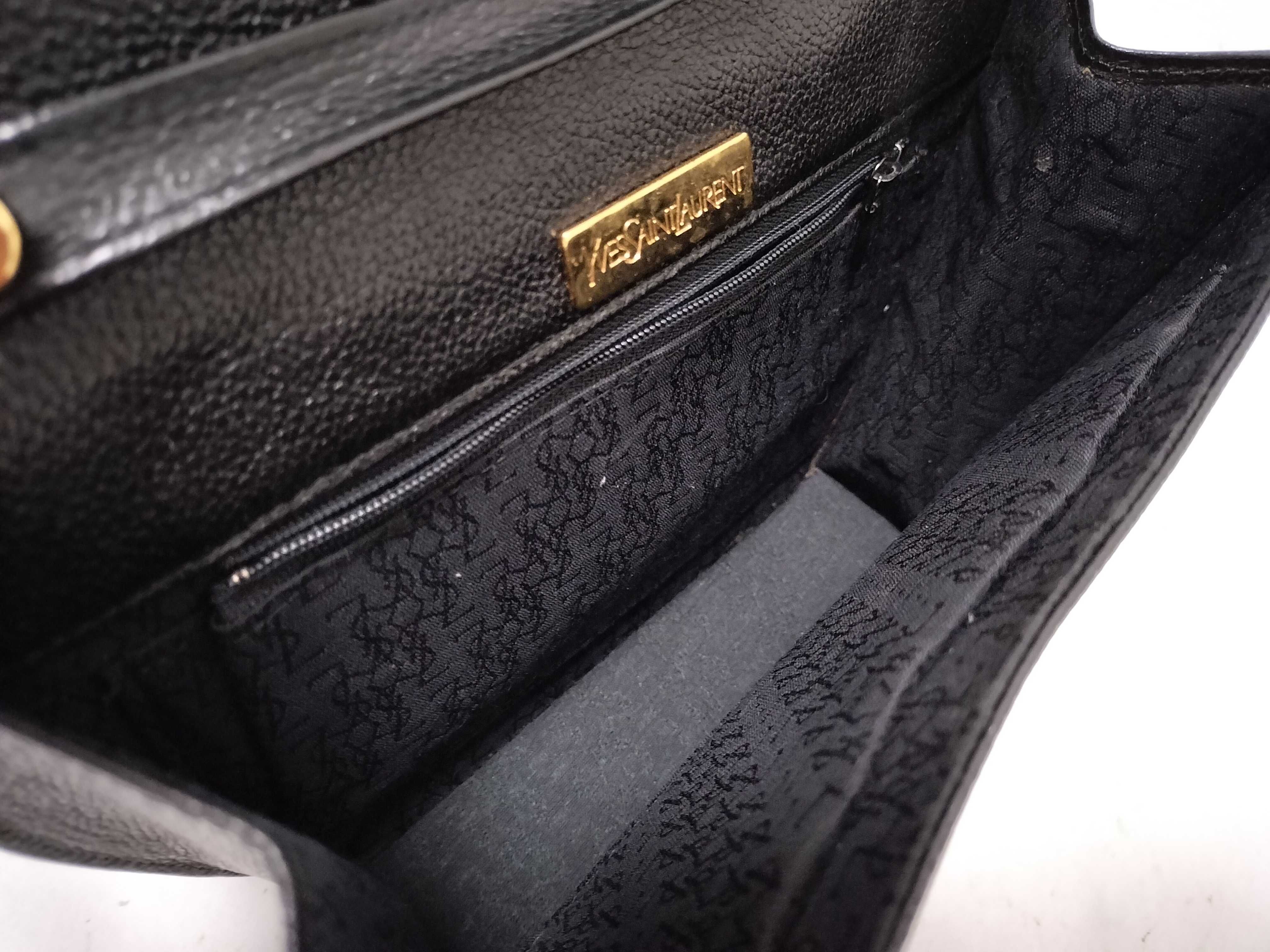shoulder bag, leather, black. — view 10