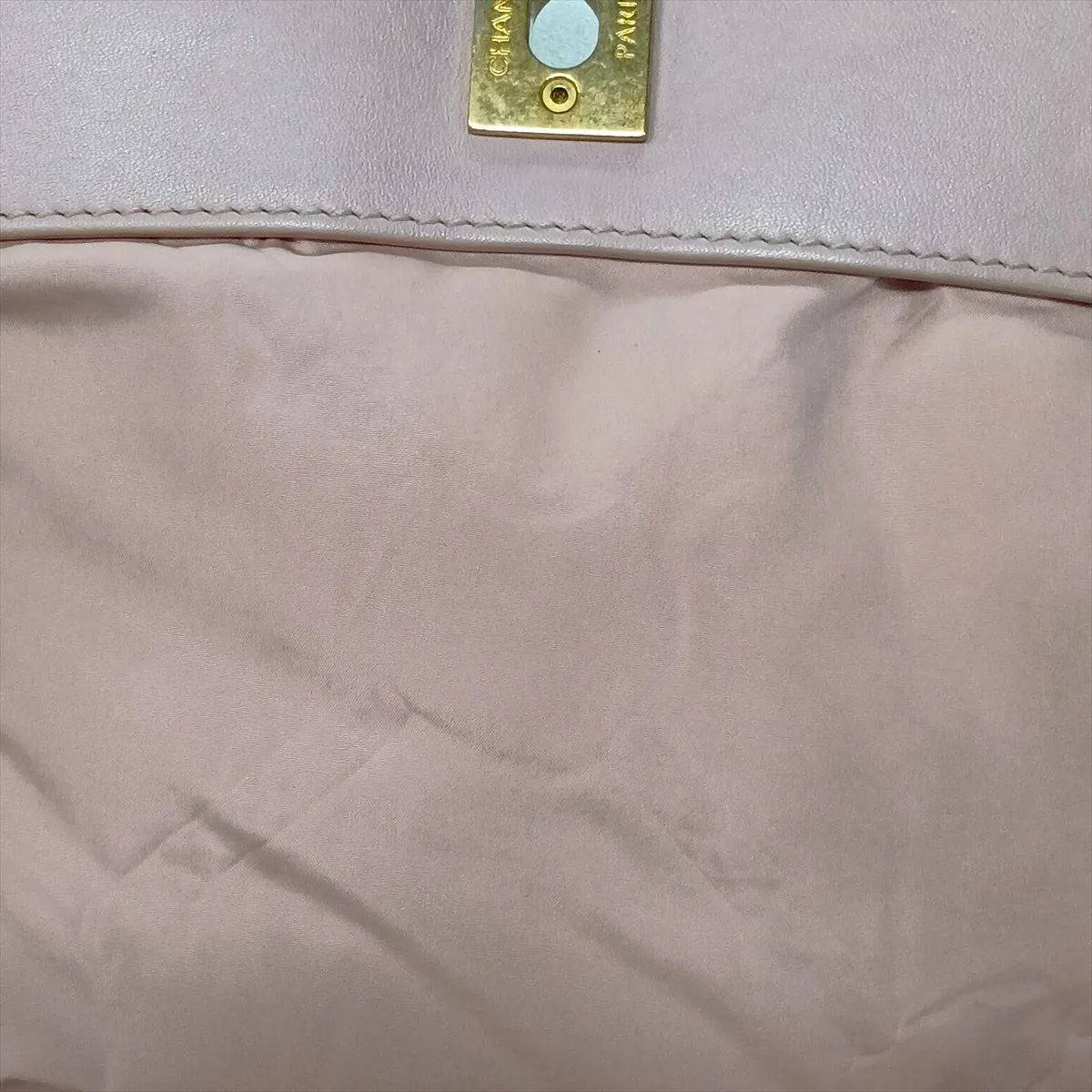 Matelassé Tweed x Leather Chain Backpack, Pink with Gold Hardware, Item No. 23836234 (Serial Number 23) — view 12
