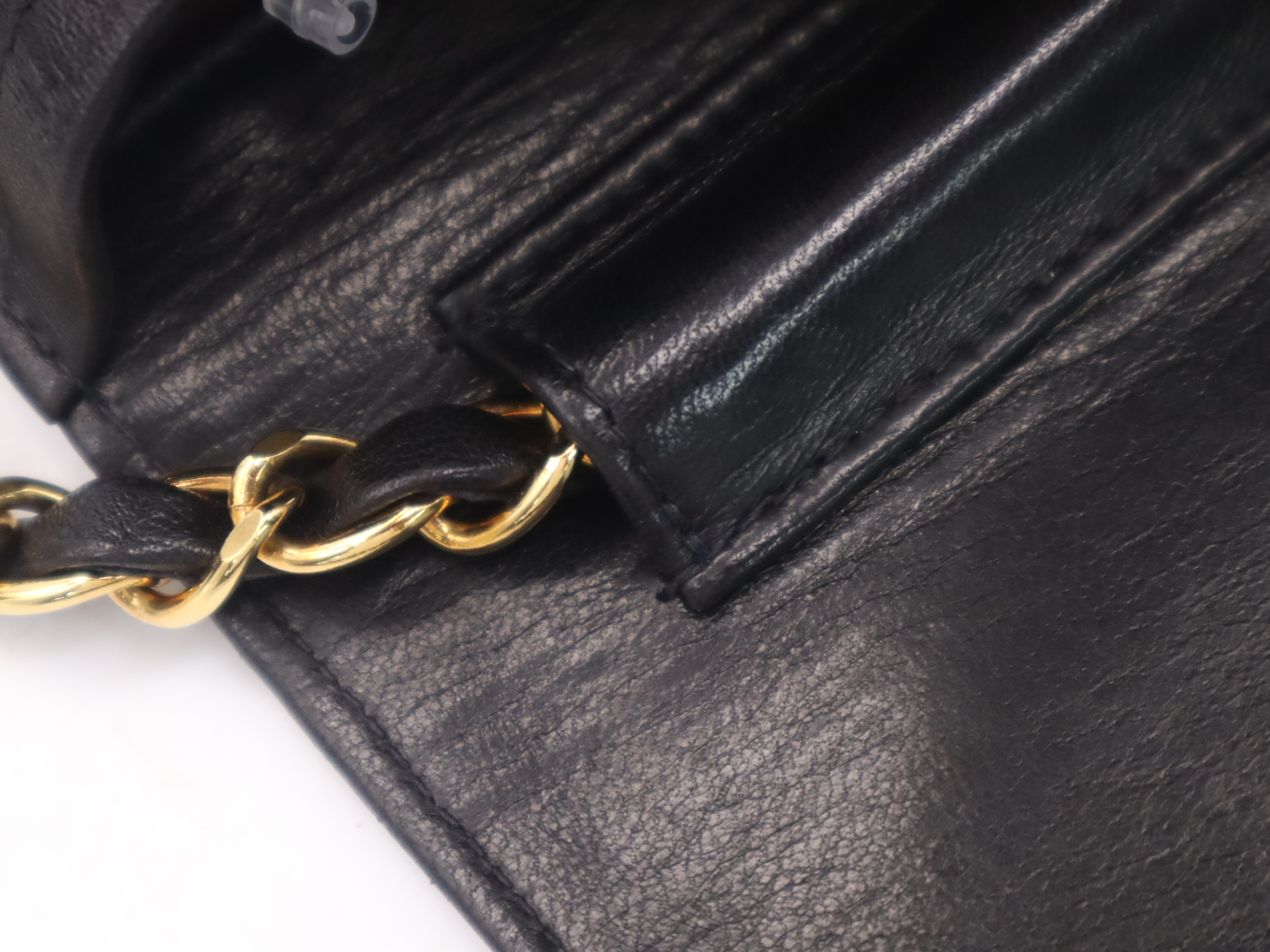 Lambskin Matelassé 22 S Flap S Chain Push Lock Shoulder Bag with Gold Hardware, Black, Comes with Dust Bag, Box, Guarantee Card, and Seal. — view 8
