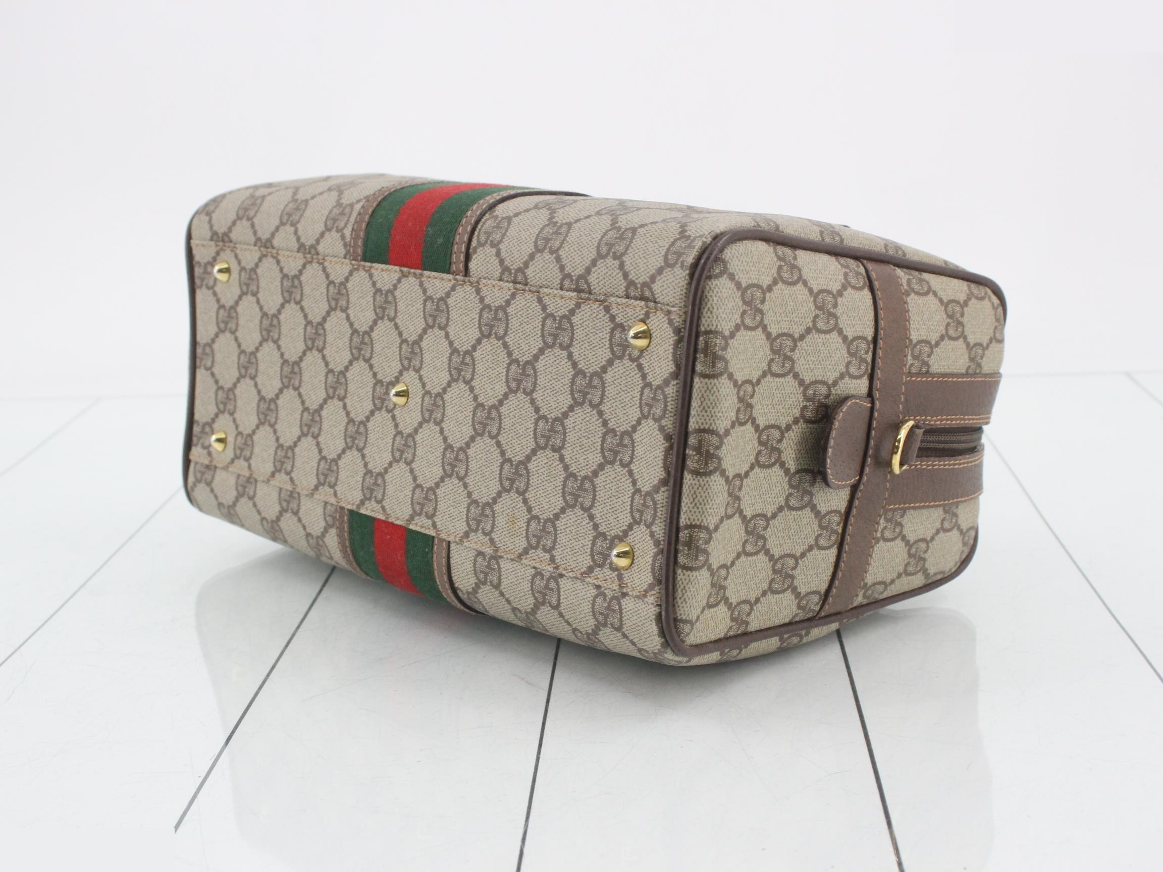 GG Supreme Sherry Line 2-Way Boston Bag — view 6