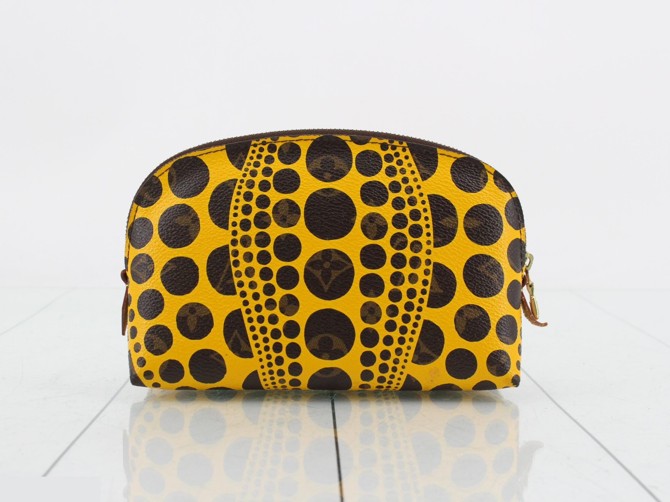 LV x YK Monogram Pumpkin Dot Cosmetic Pouch — view 2
