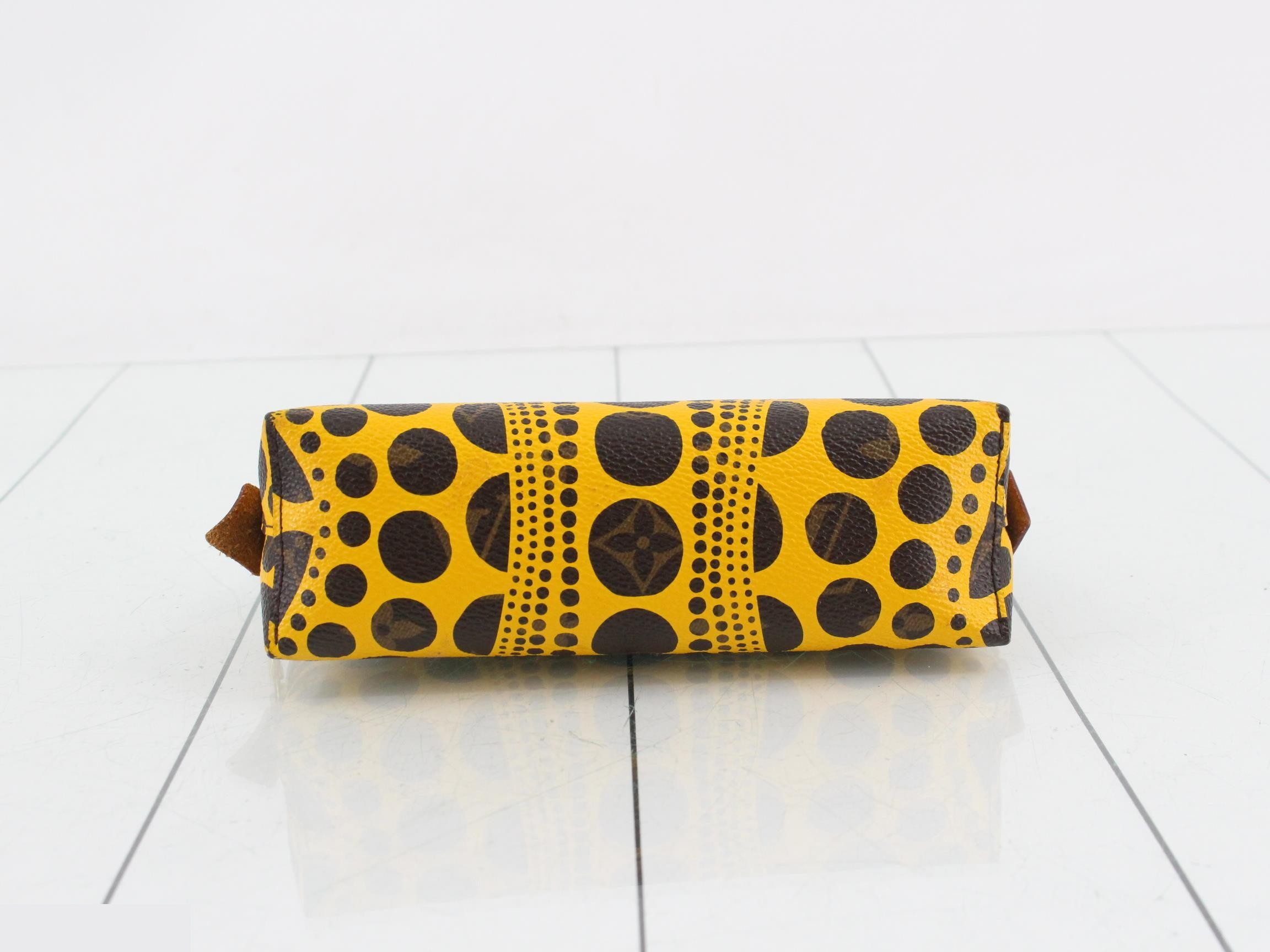 LV x YK Monogram Pumpkin Dot Cosmetic Pouch — view 3