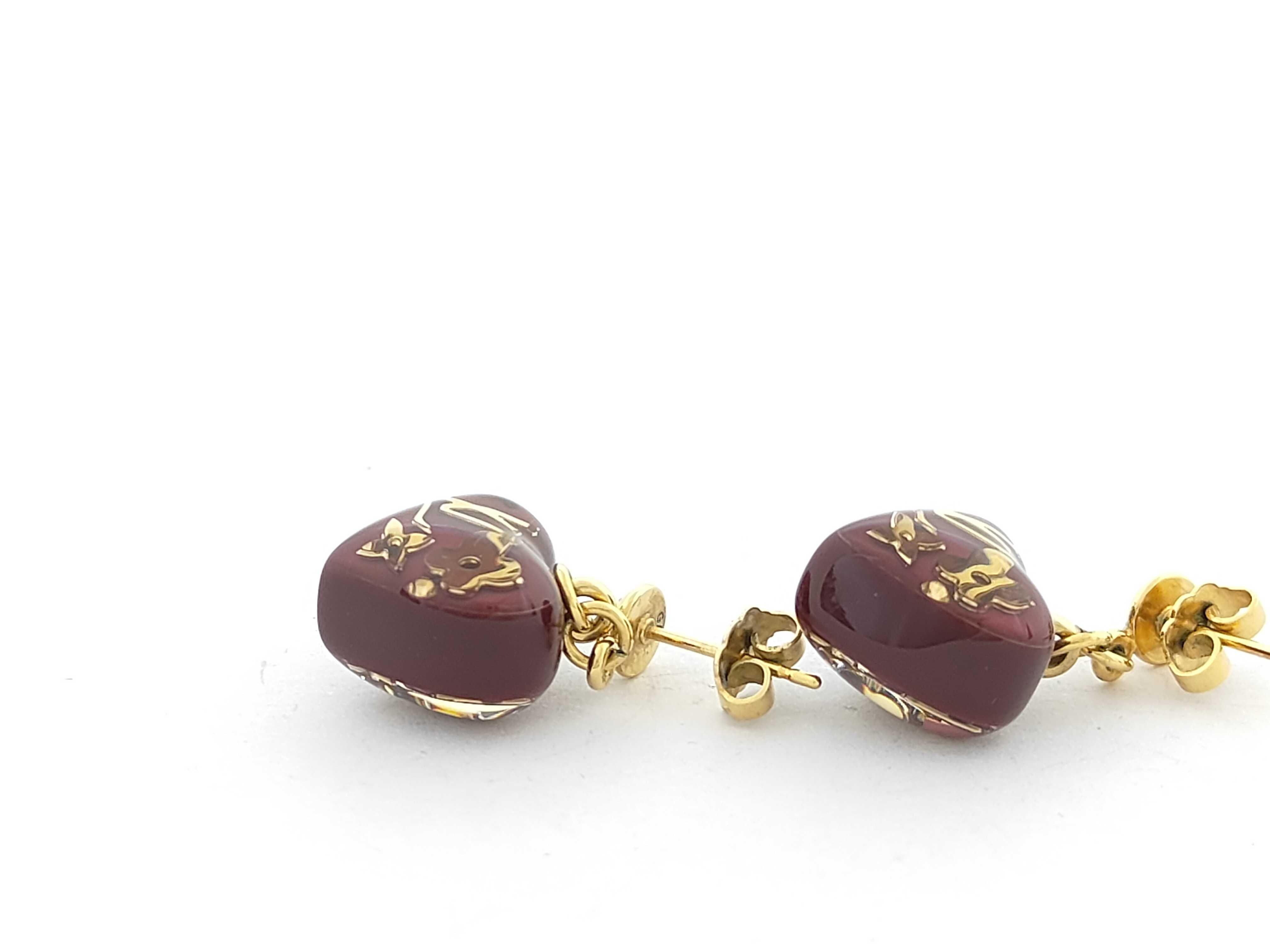 Earrings Inclusion Bordeaux Earrings — view 4