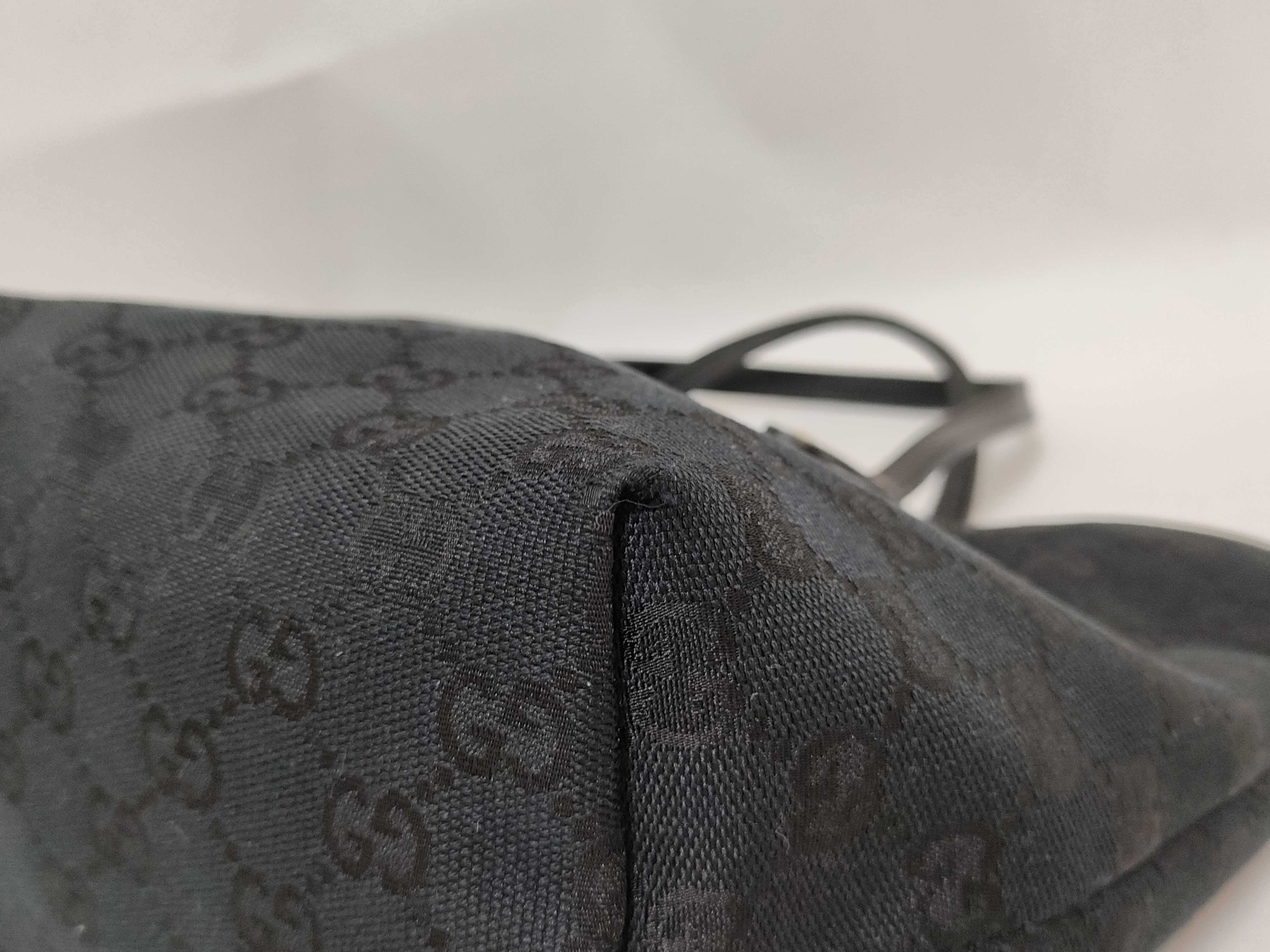 GG Canvas Enamel Handbag 212001 Black W30cm Handbag — view 6
