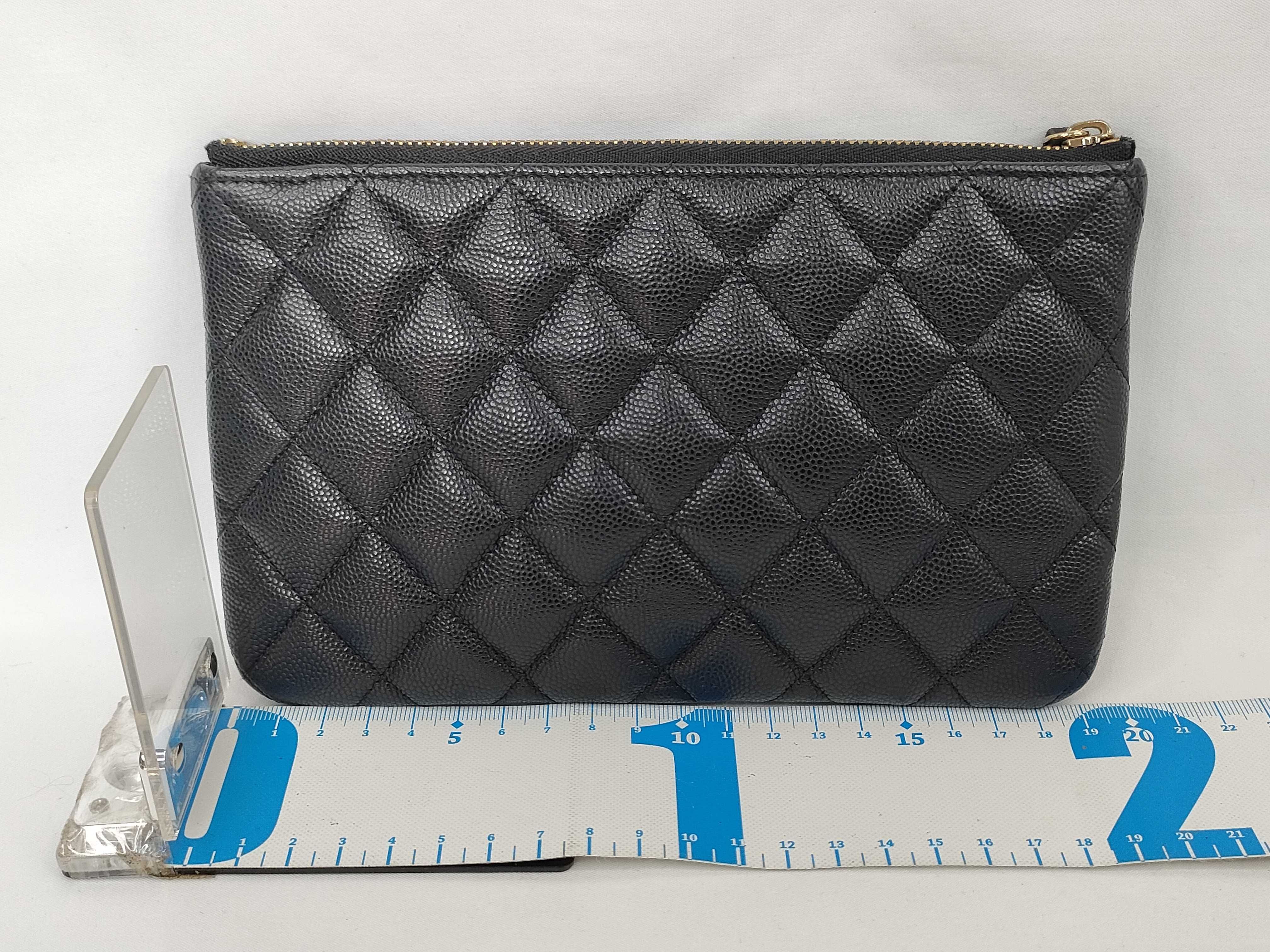 Caviar Skin Matelassé Pouch — view 2