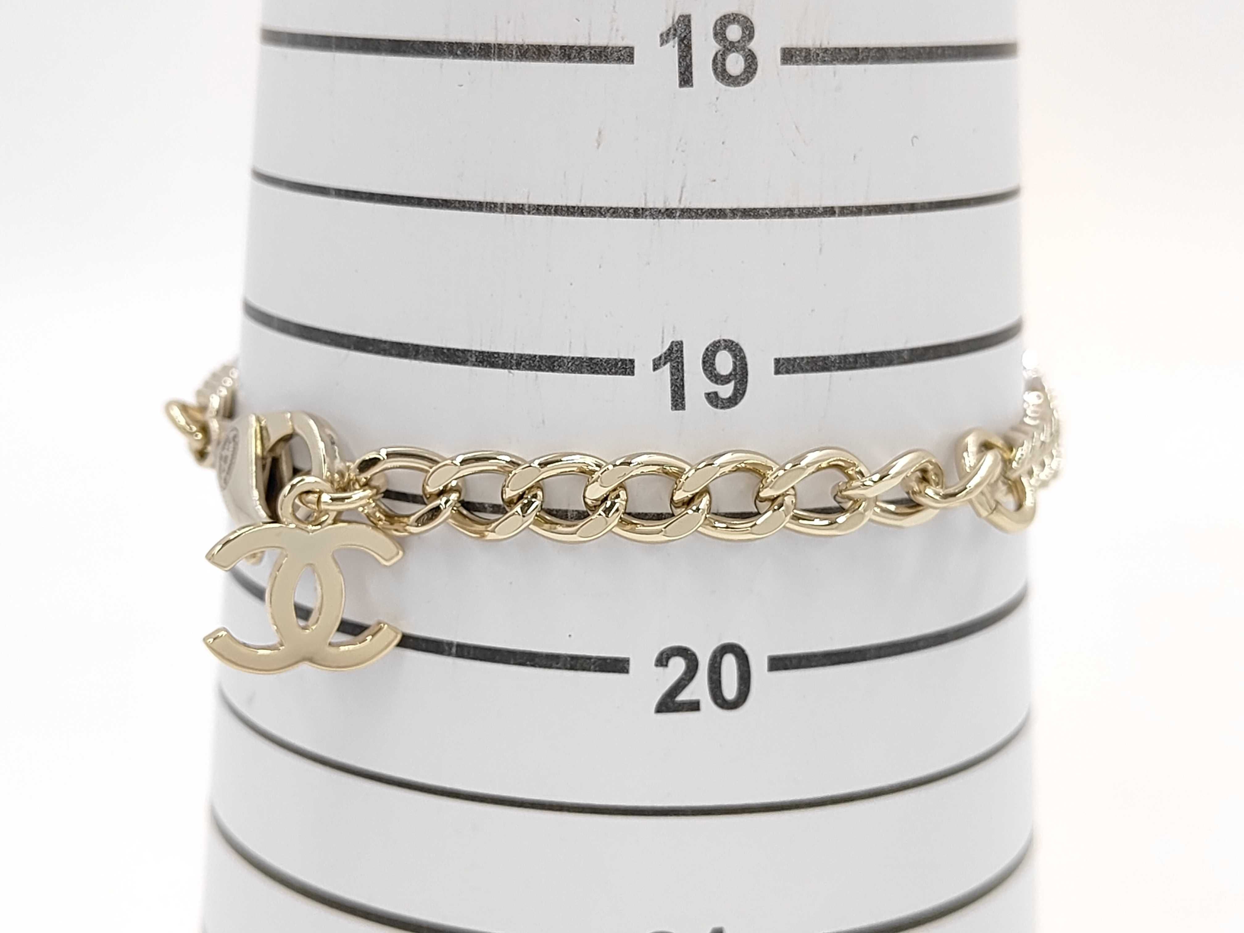 Coco Mark Rhinestone Bracelet Necklace — view 8